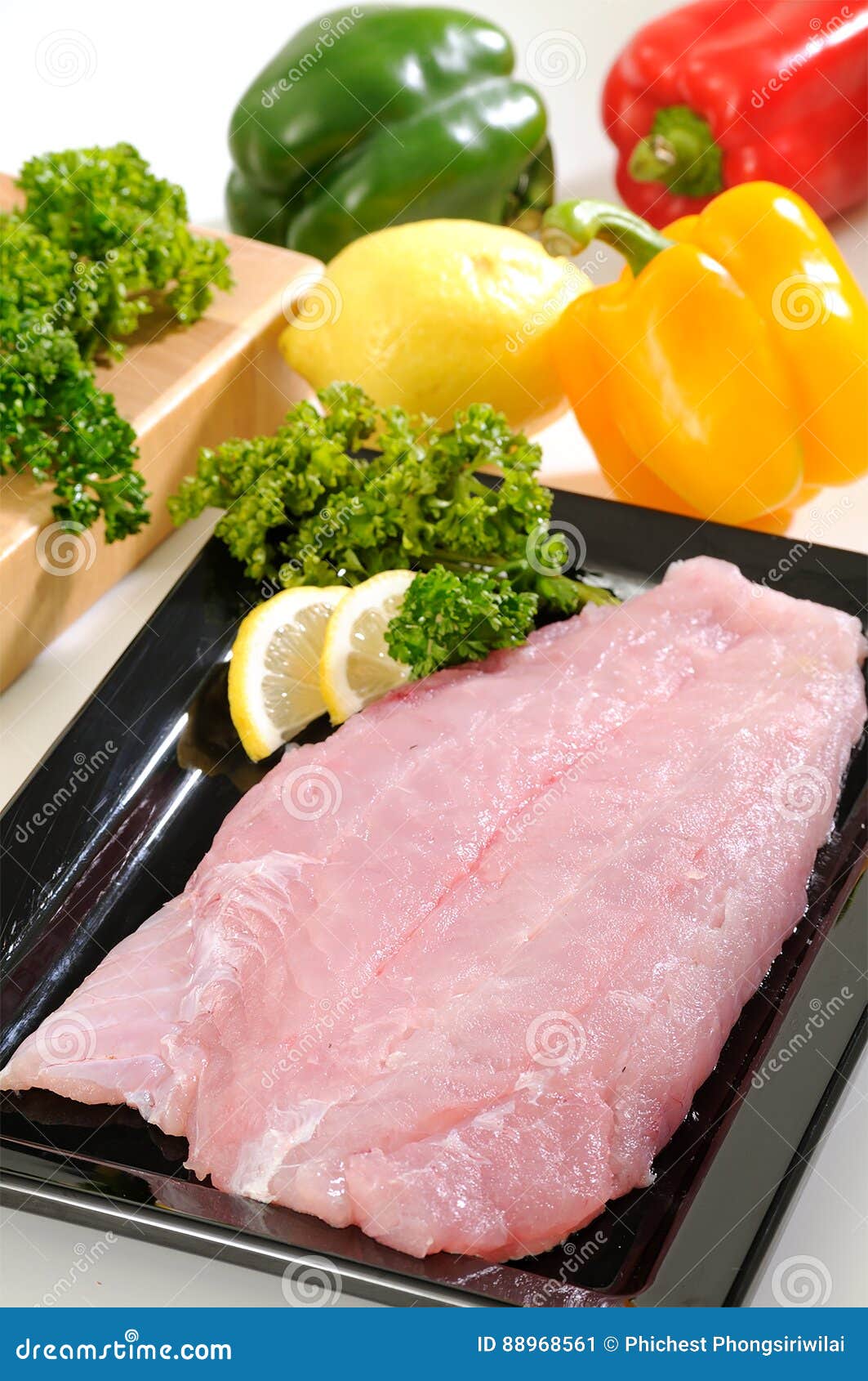 Halibut Fish Fillet with Vegetable Food Stock Image Image of slice