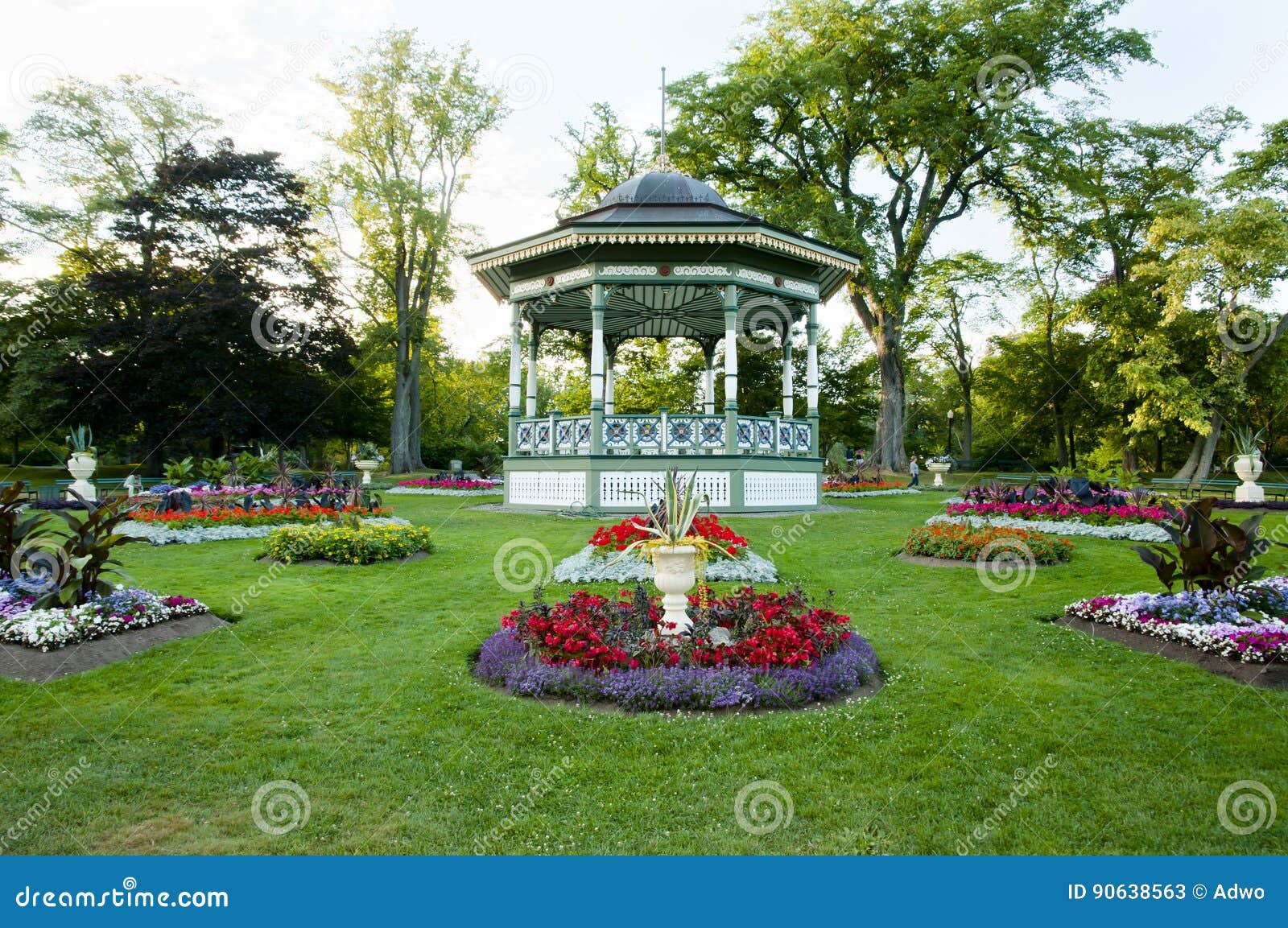 Halifax Public Gardens Nova Scotia Canada Stock Image Image of