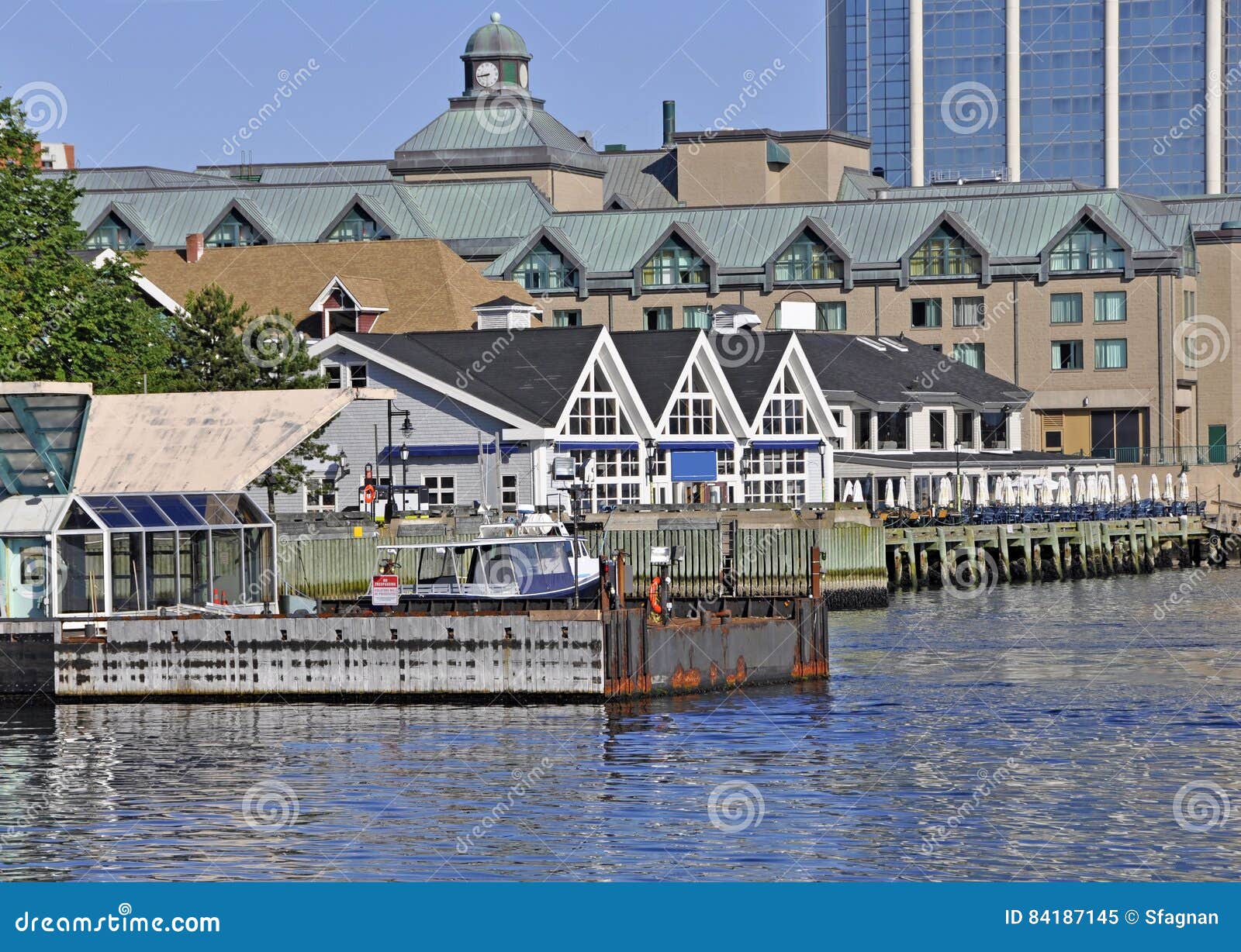 Halifax Waterfront stock image. Image of harbour, halifax 84187145