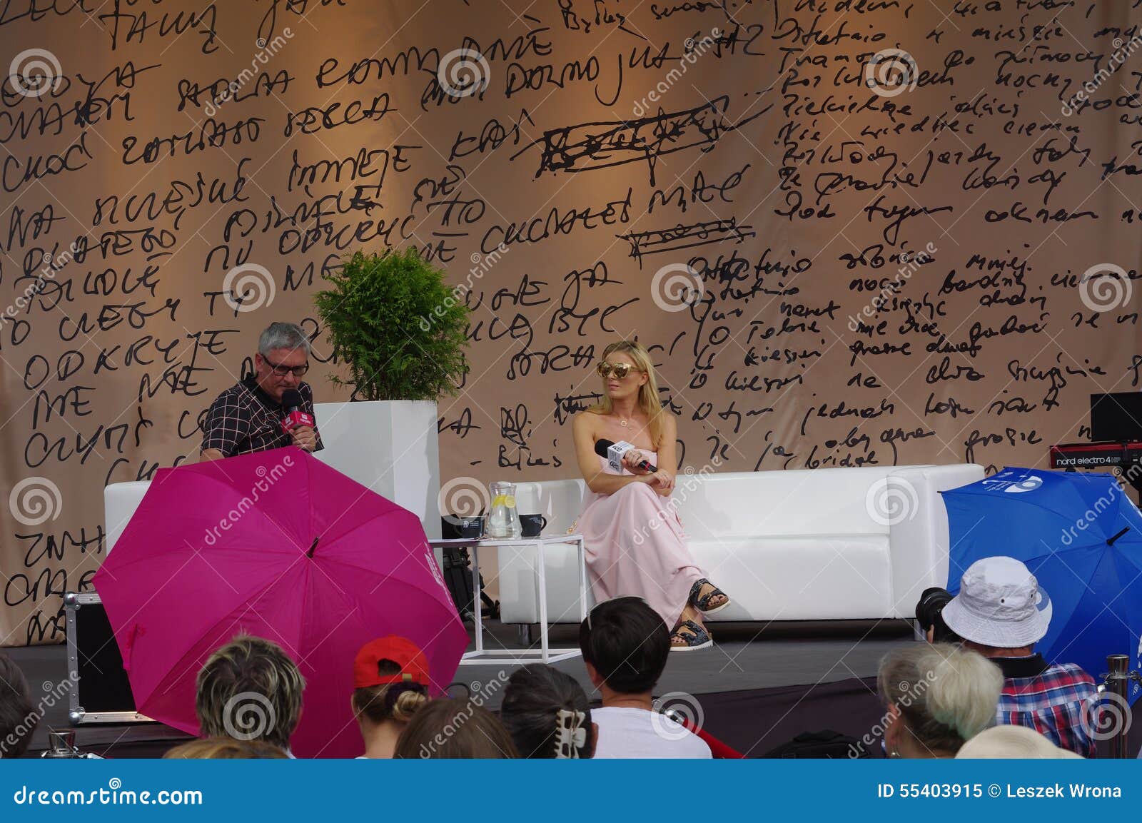 Halina Mlynkova采访 编辑类图片. 图片 包括有 显示, 节日, 城市, 基础, 大厅, 阶段 - 55403915 