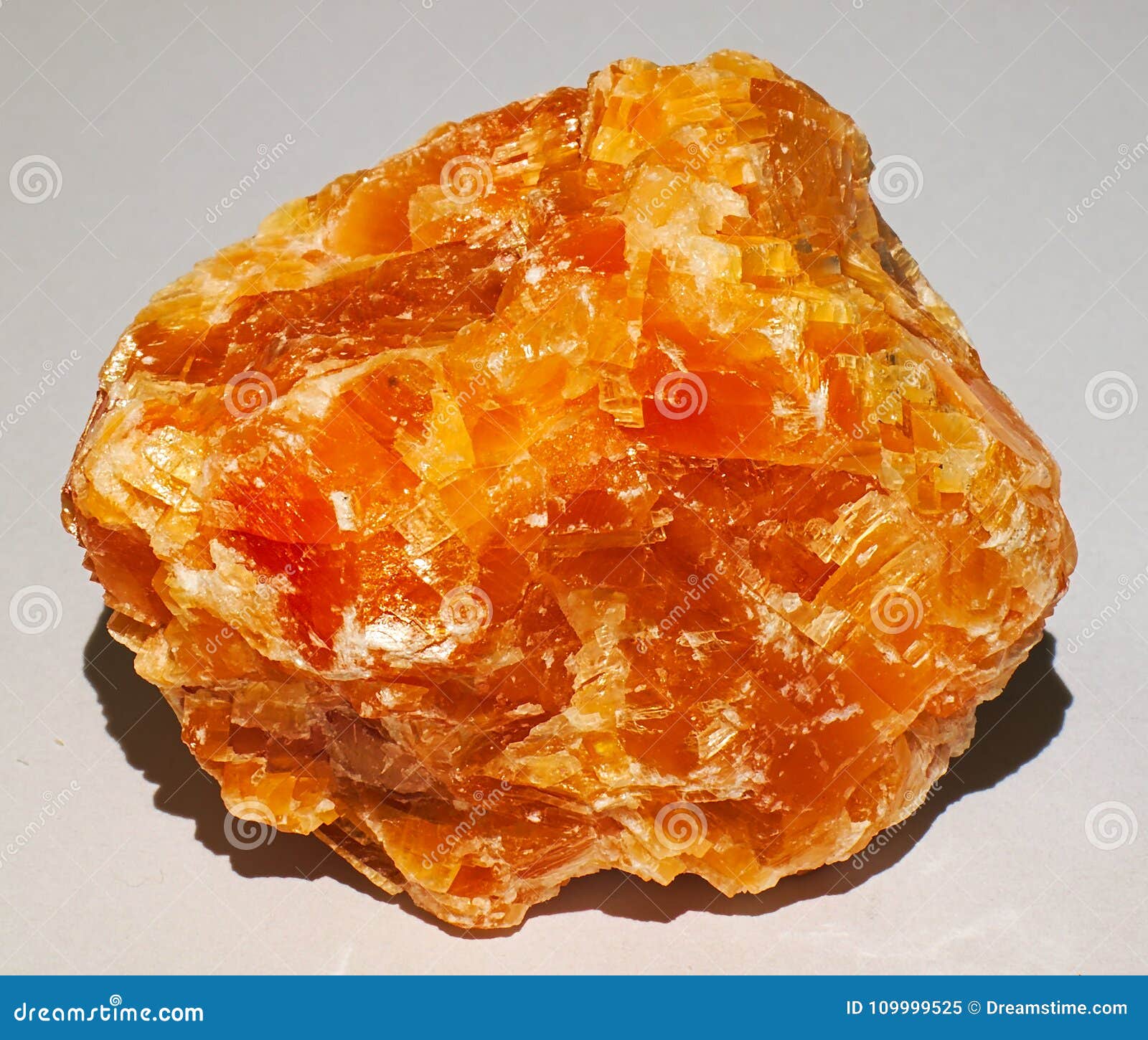 Halite Crystal Gem Mineral Stone Orange Yellow Shiny Brilliant Stock Image Image Of Mineralogy Stone