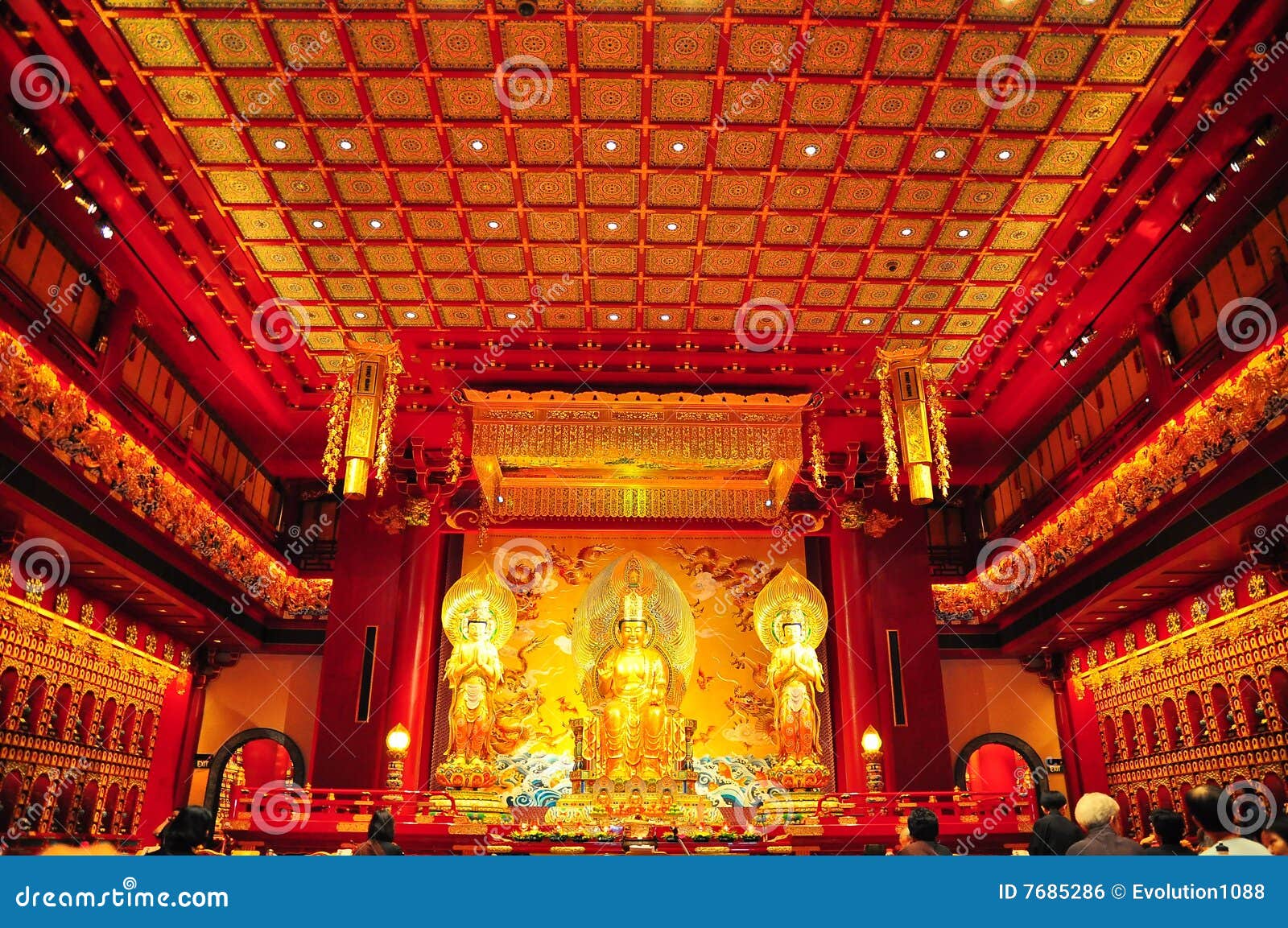 Hall of Prayer in Temple stock photo. Image of ancient 7685286