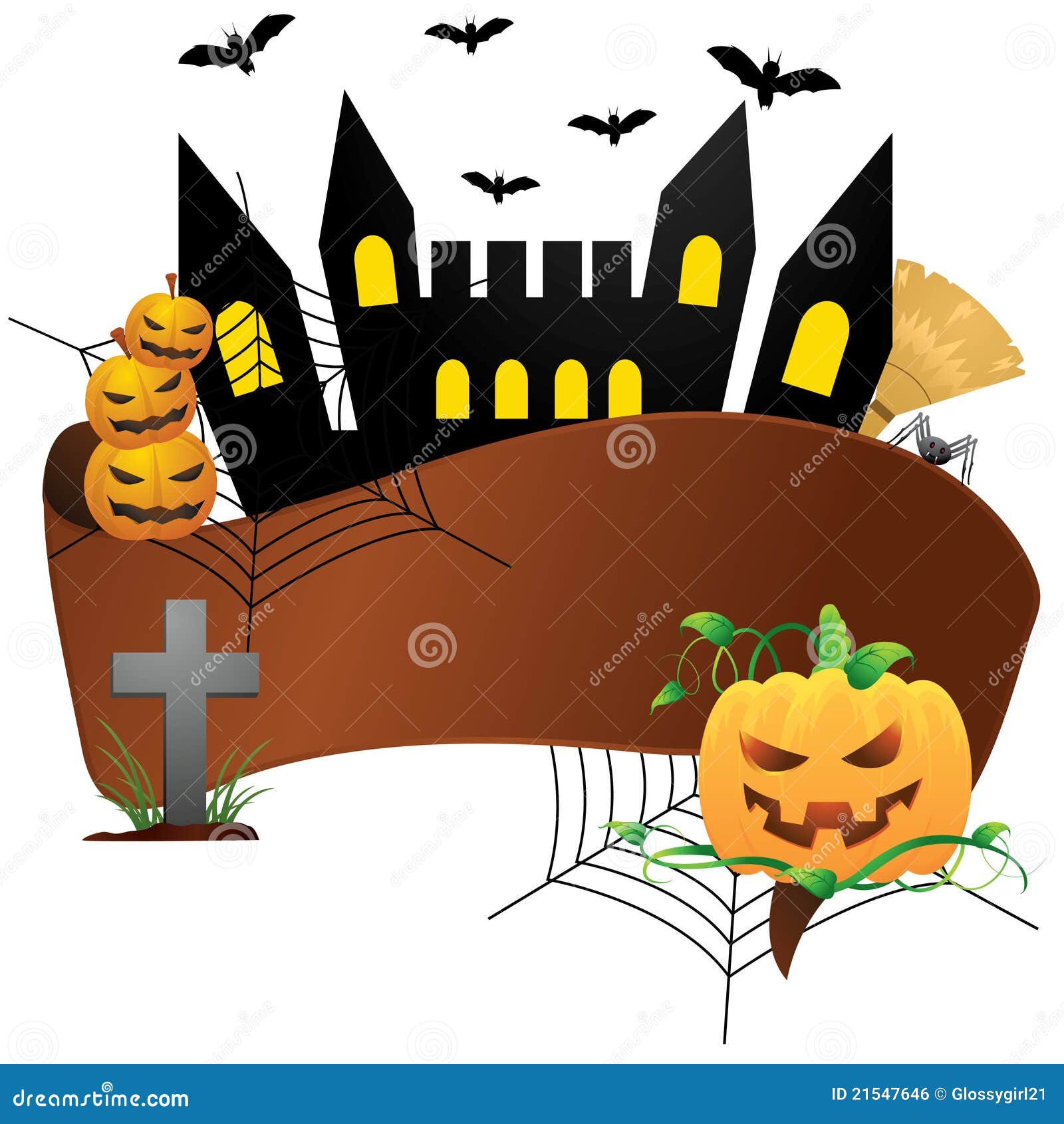 Halloween background stock illustration. Illustration of designs - 21547646