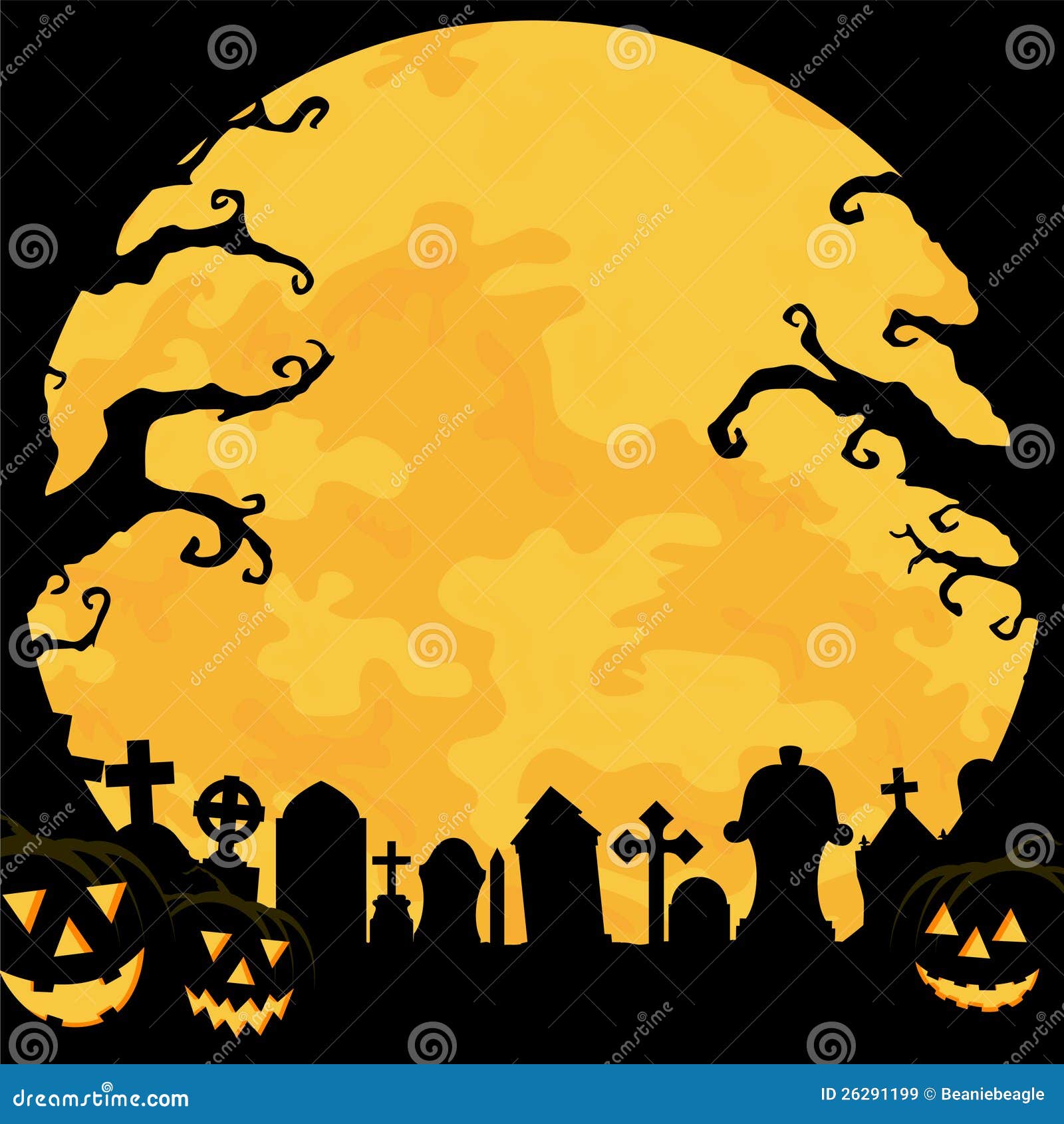 Halloween Background stock vector. Illustration of jack - 26291199