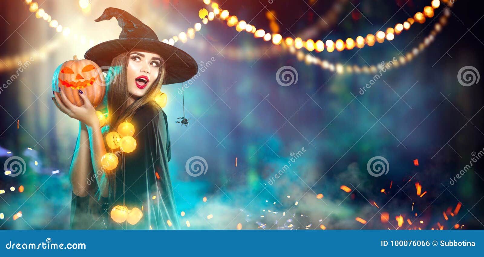 Cara feia de bruxa de Halloween Foto stock gratuita - Public