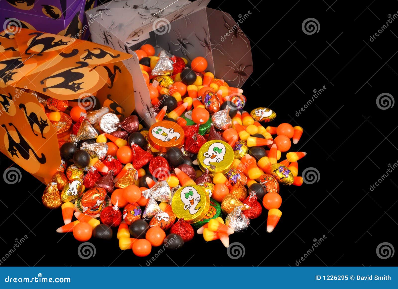 Halloween Candy in Chinese Containers Stock Image Image of ghost
