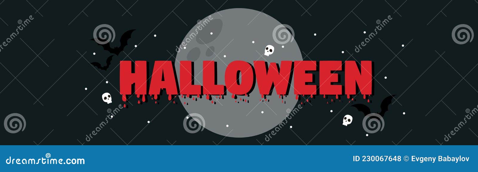 halloween colorful bright web banner congratulation - 