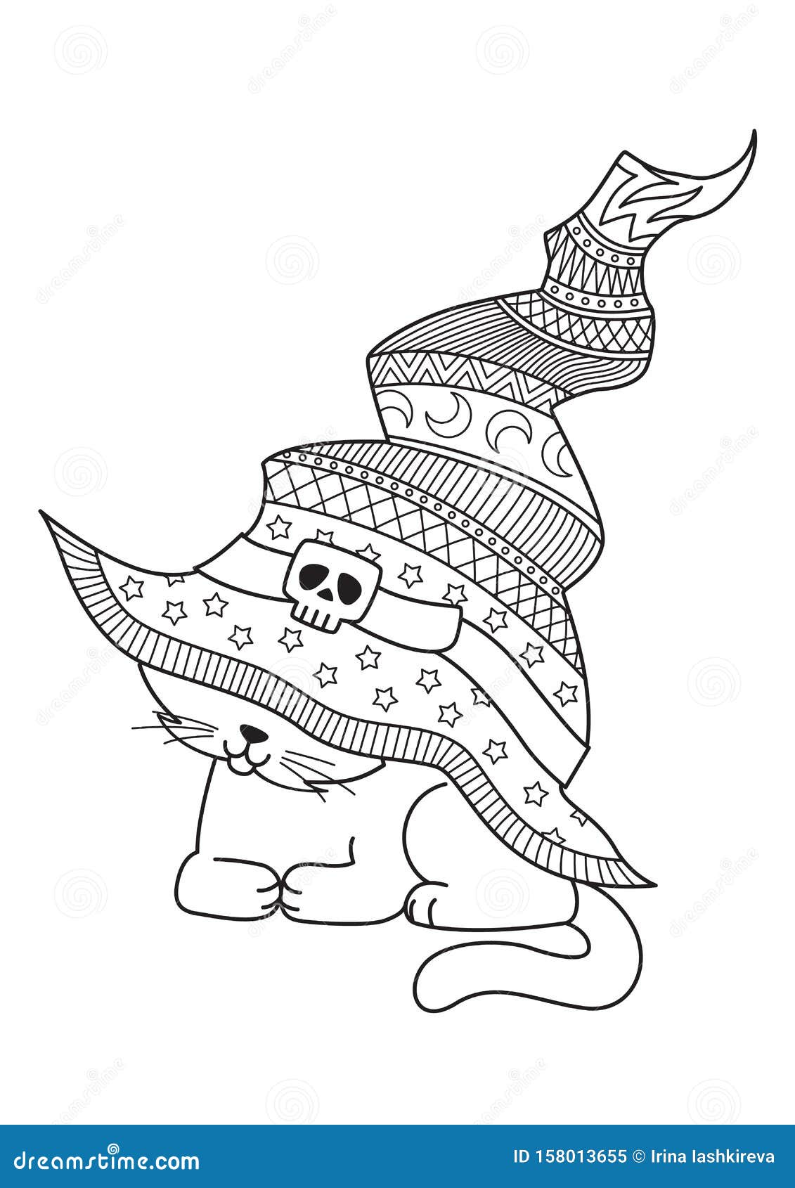 880 Collections Witch Cat Coloring Pages  Best Free