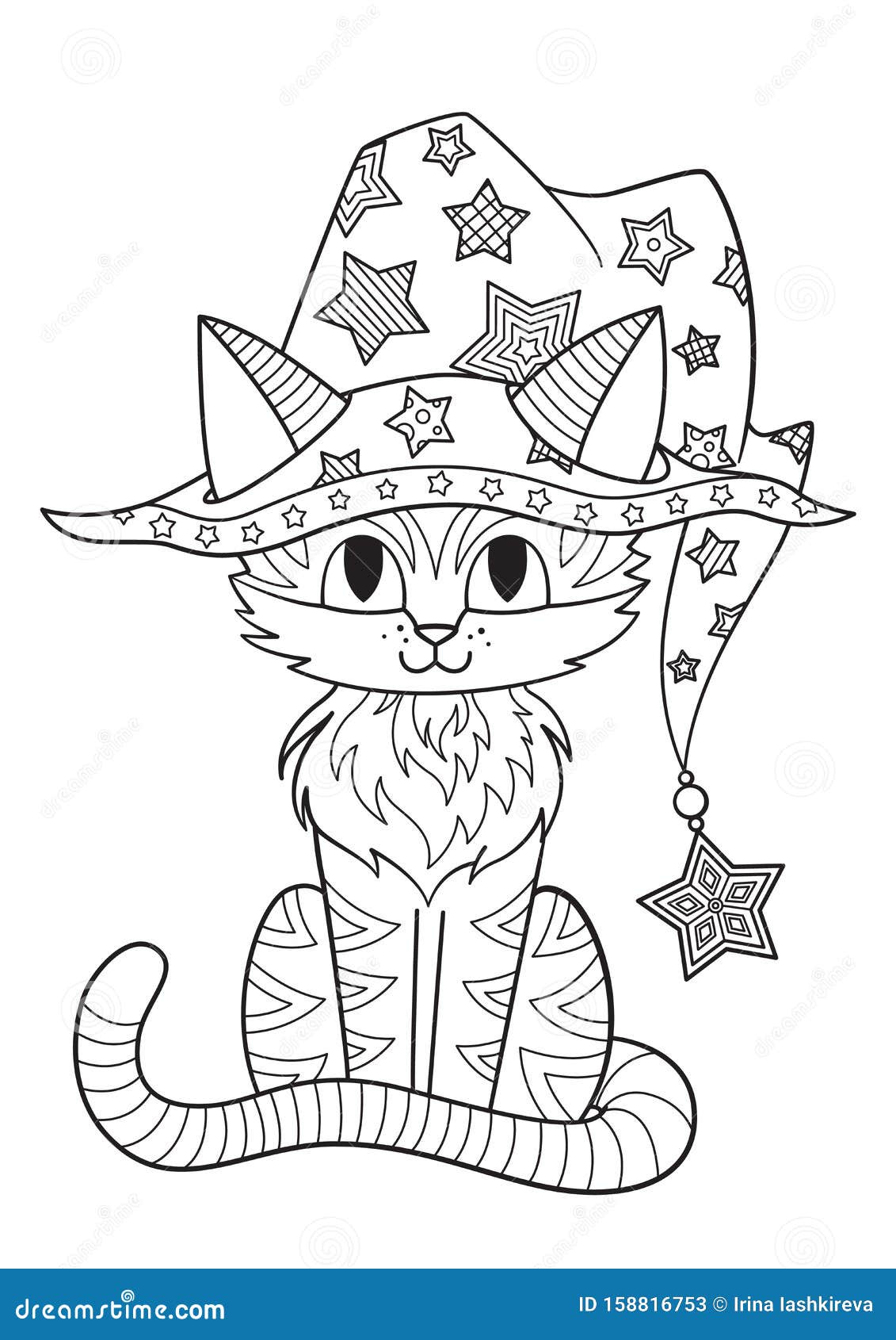 Cats In Hats Coloring Book : Cat Coloring Pages With Hats Coloring Home