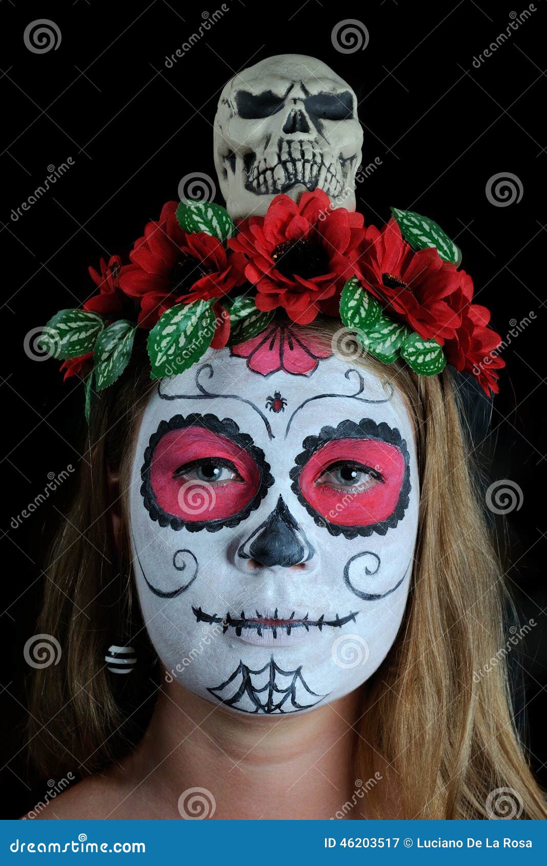 Halloween Composent Le Masque Mexicain Image stock Image du densité