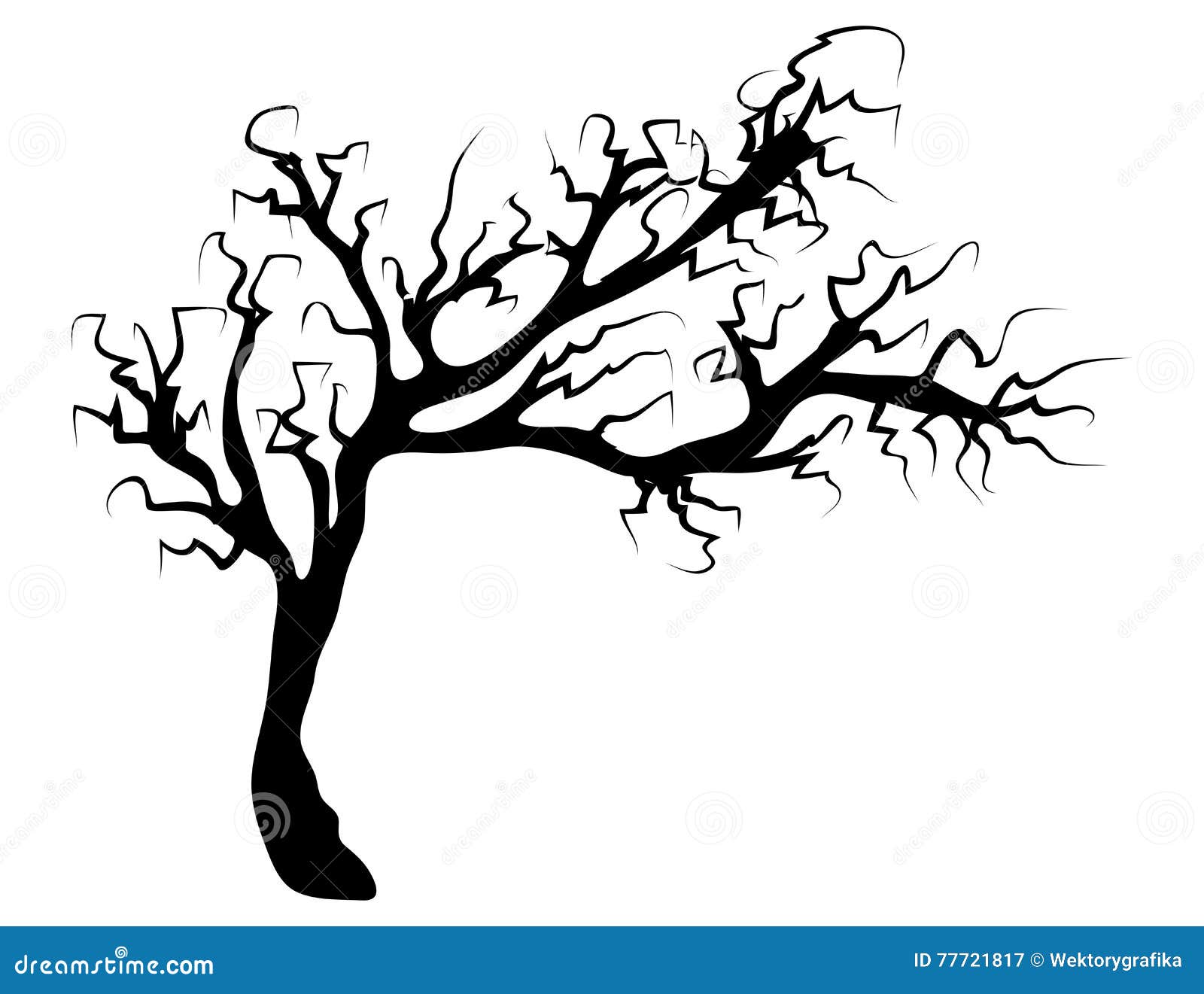 Download Halloween Creepy Scary Bare Tree Vector Symbol Icon Design ...