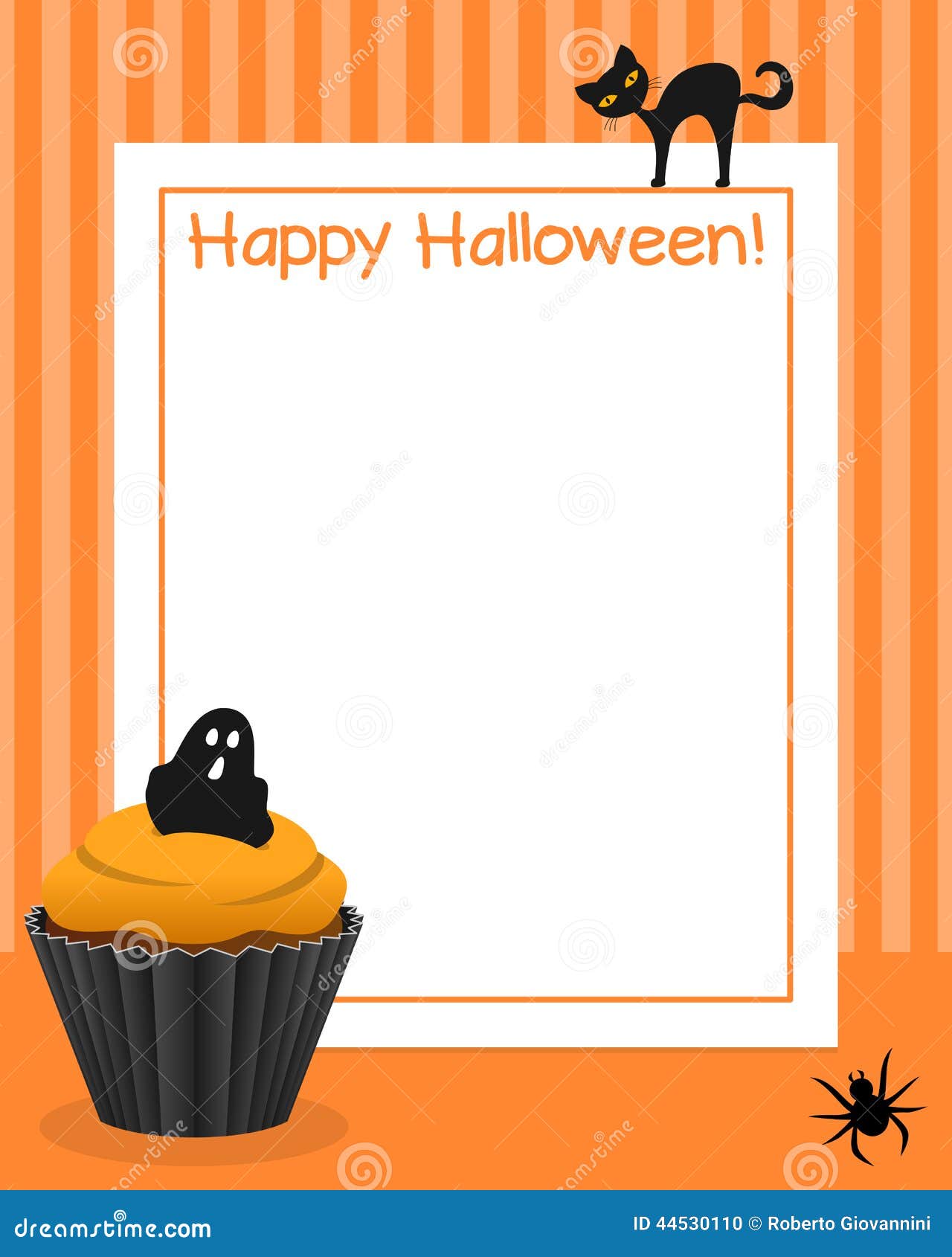 Download Halloween Cupcake Vertical Frame 1 Stock Vector ...