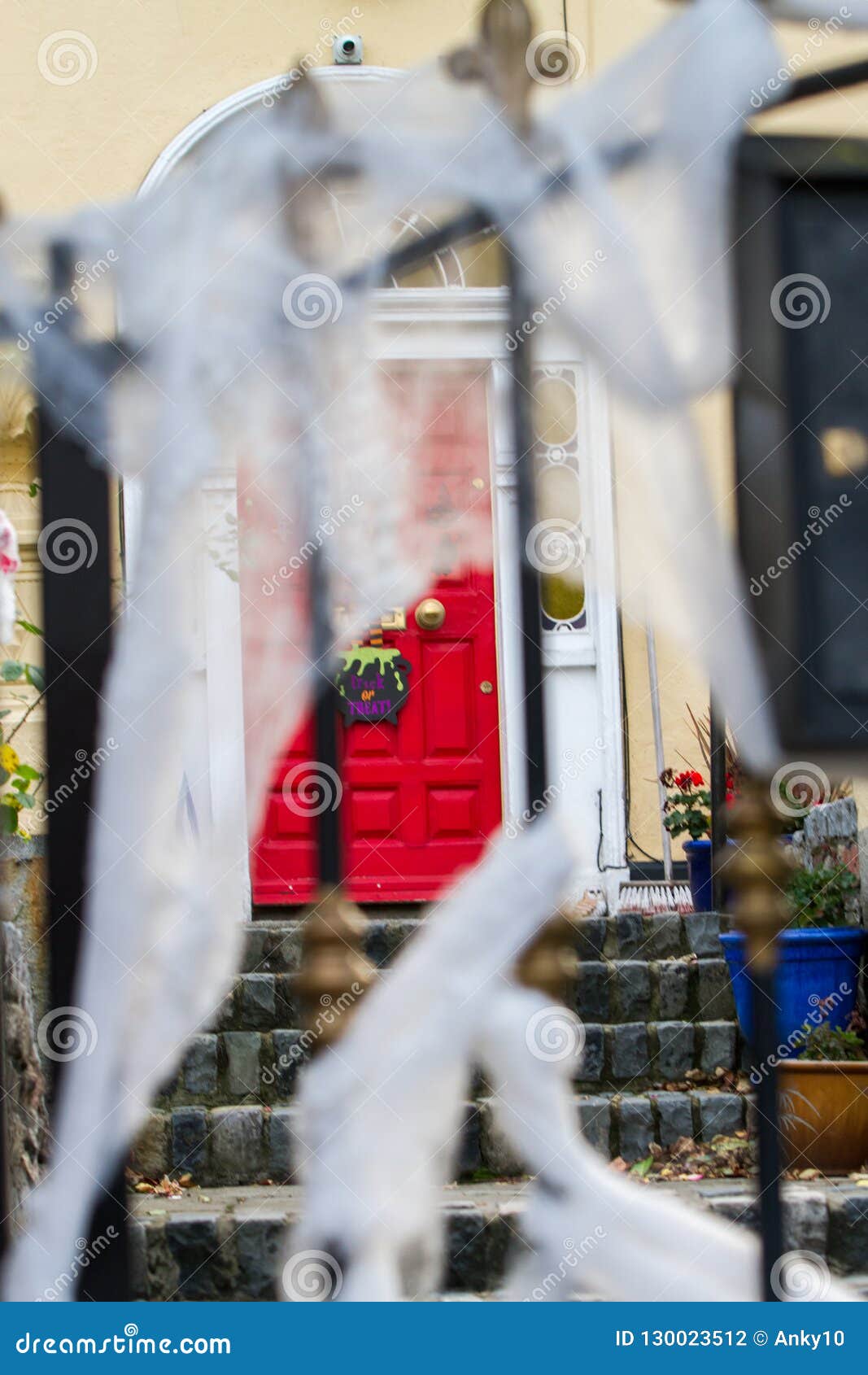 Halloween Decorations in Dublin, Ireland Editorial Photography Image