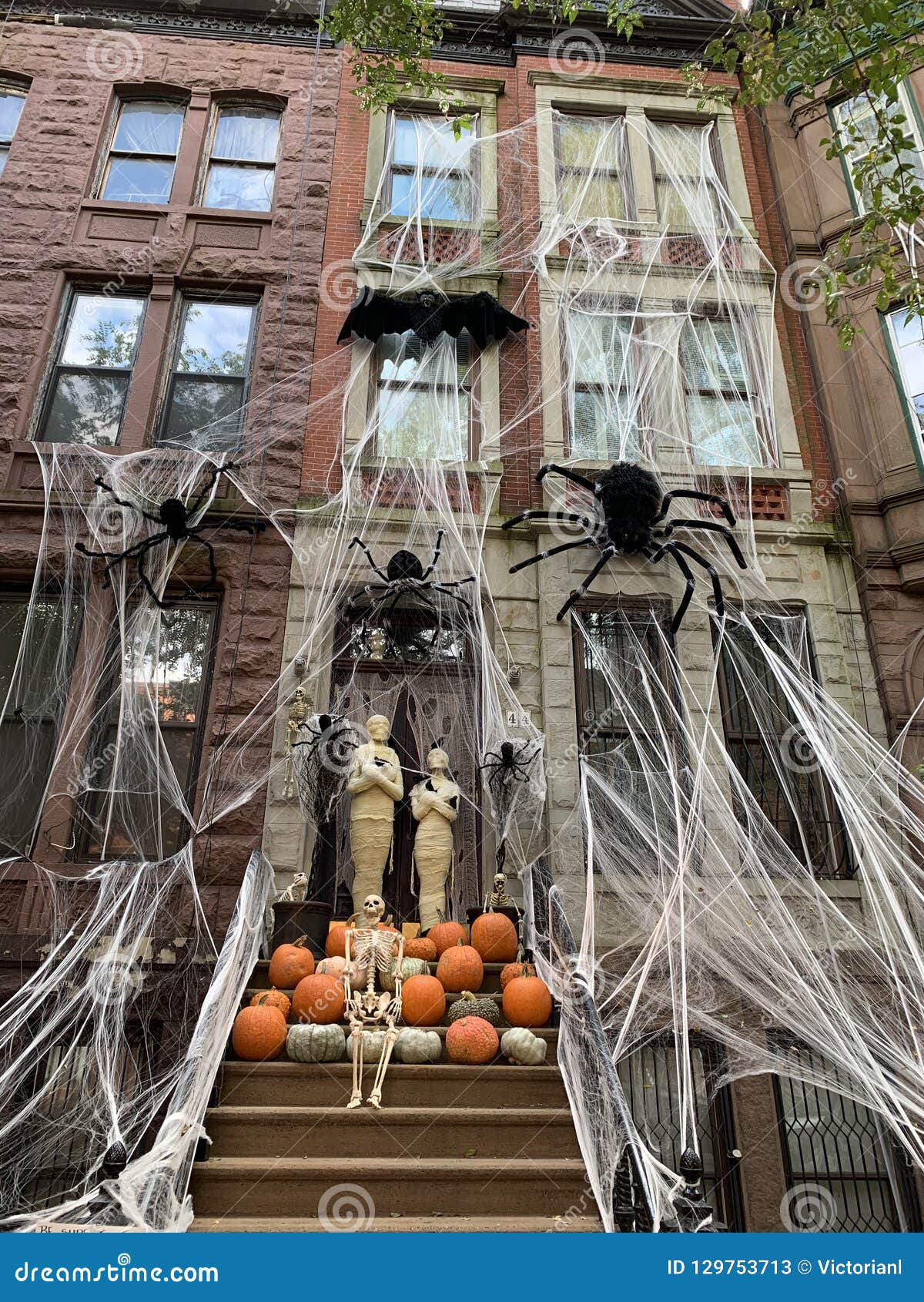  Halloween  Decorations  Manhattan NYC  USA Editorial 