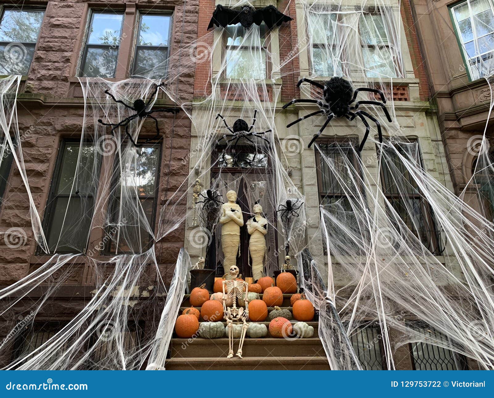  Halloween  Decorations  Manhattan NYC  USA Editorial 