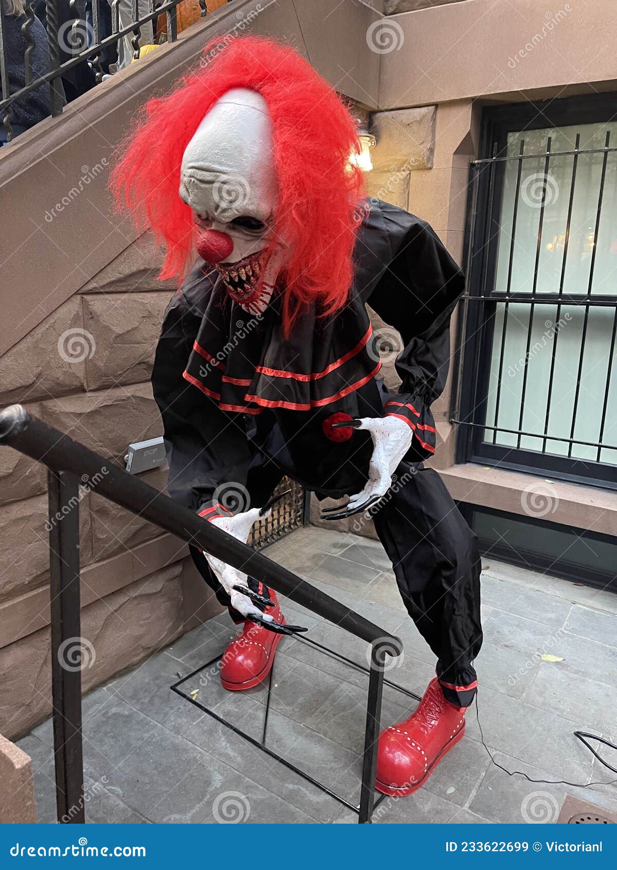 Halloween Decorations in Upper West Side, Manhattan, NYC. Editorial