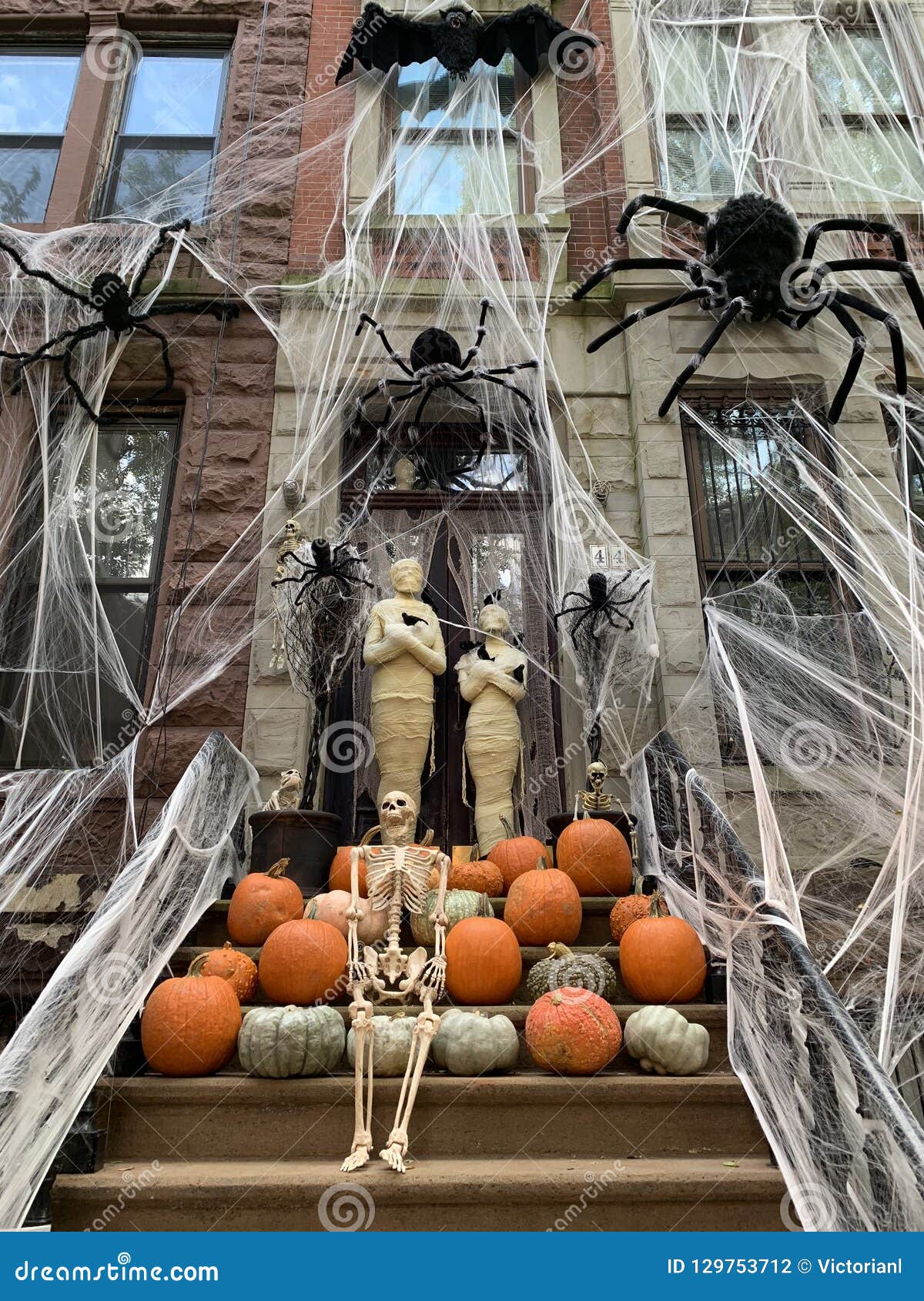  Halloween  Decorations  Manhattan NYC  USA Editorial 