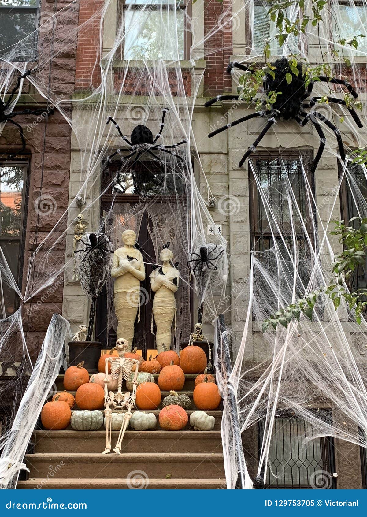  Halloween  Decorations  Manhattan NYC  USA Editorial 