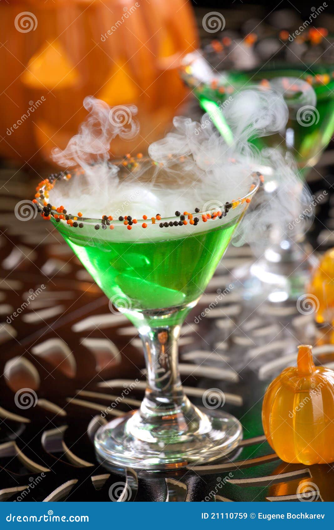 Halloween Drinks Witch Blood Martini Stock Image Image of