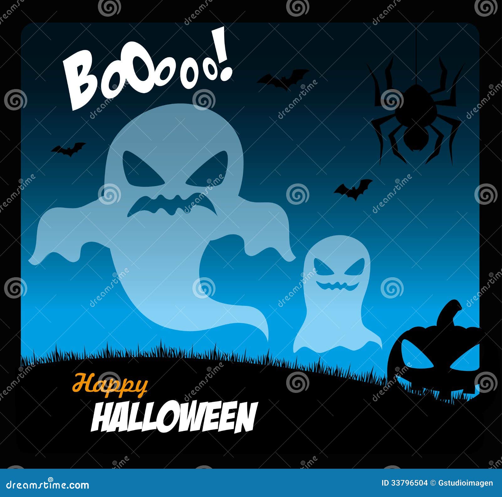 Halloween stock vector. Illustration of decor, party - 33796504