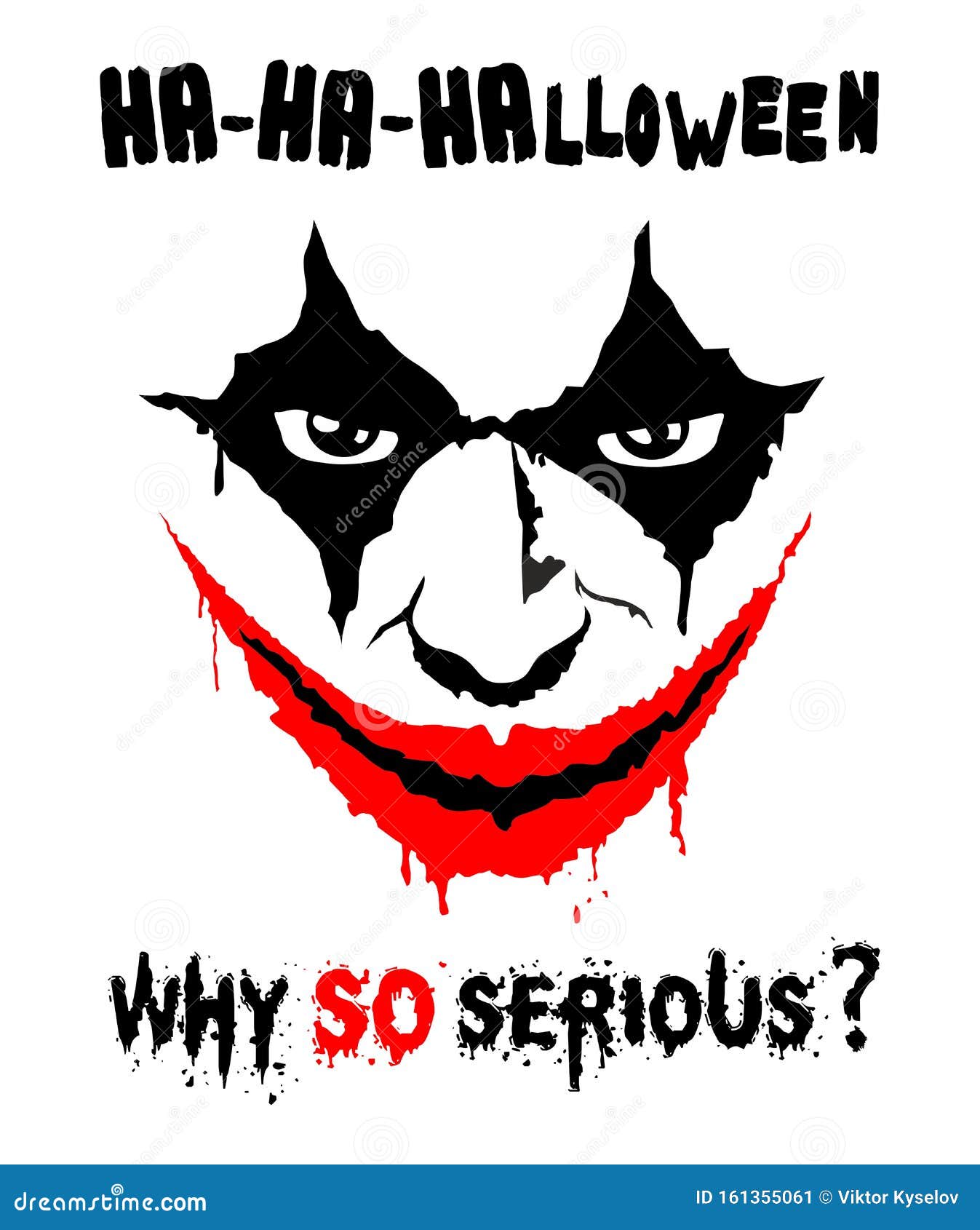 Halloween joker smile editorial photo. Illustration of abstract - 161355061