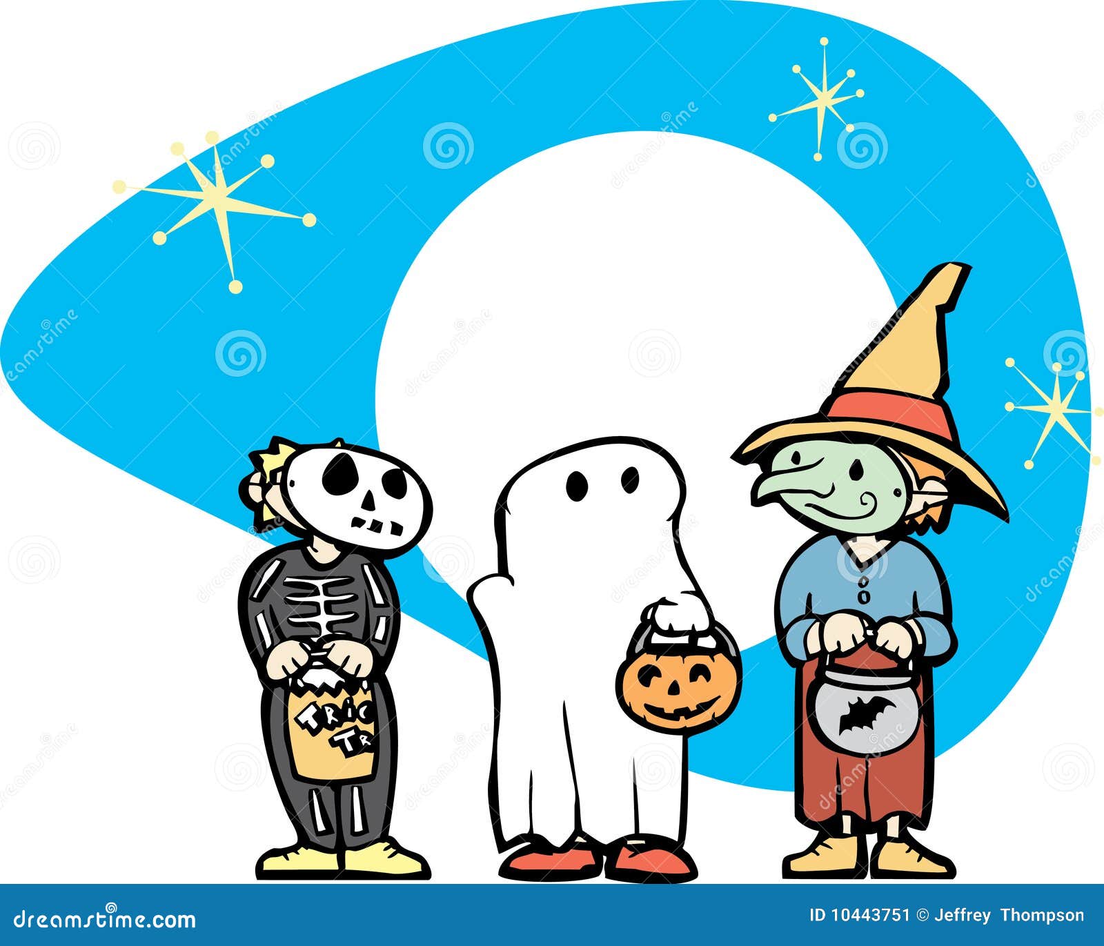 Halloween Kids #1 stock vector. Illustration of haunted - 10443751