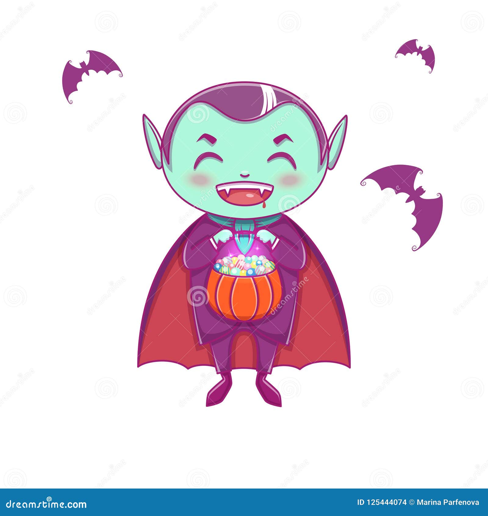 Filming movie about vampire cartoon concept Vector Image