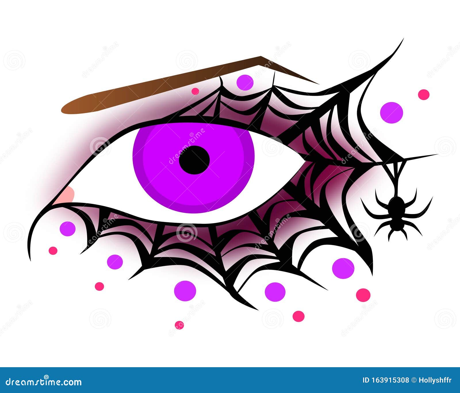 Halloween Maquillaje De Telaraña En Morado Y Negro Stock de ilustración - Ilustración de decorativo, puntos: 163915308 Halloween Maquillaje De Telaraña En Morado Y Negro Stock de ilustración - Ilustración de decorativo, puntos: 163915308