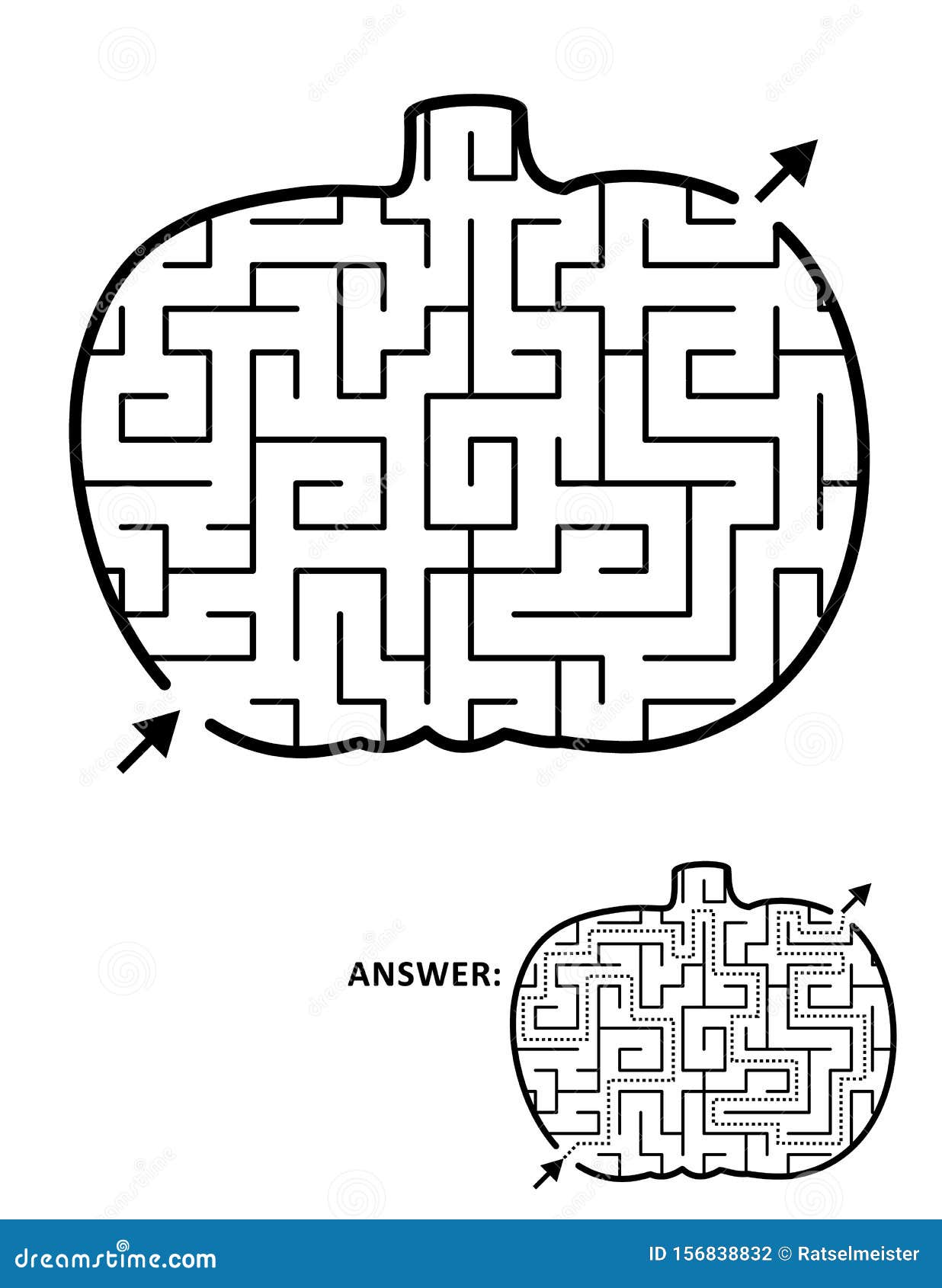 Pumpkin Maze Printable Pumpkin Maze Printable