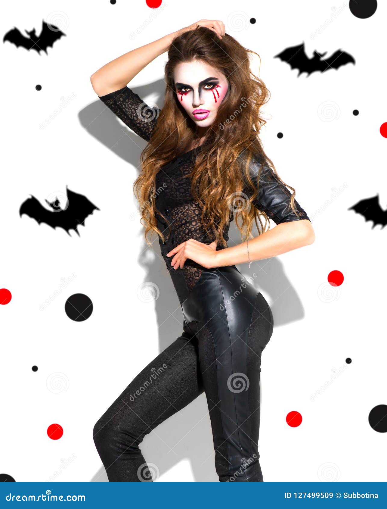 Maquiagem de Halloween - Vampira bonita 