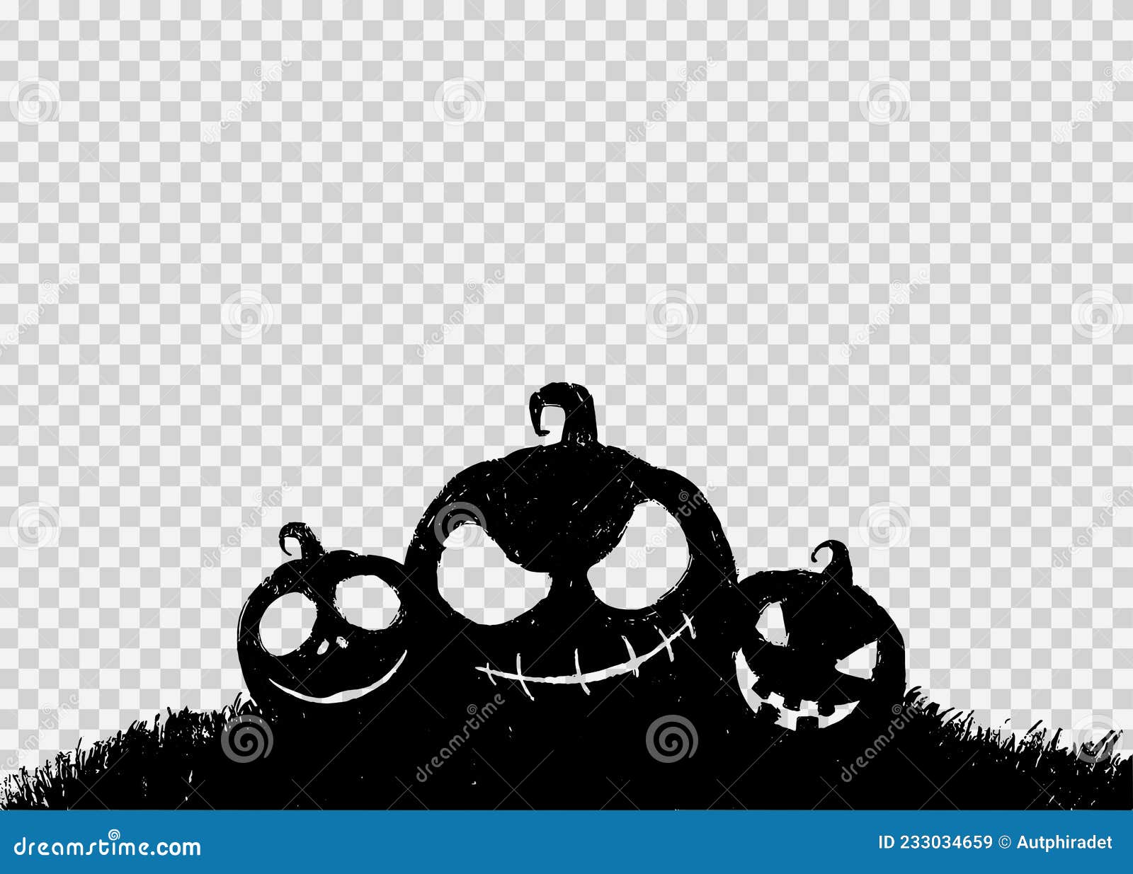 Halloween Scary Face Vector Art PNG Images