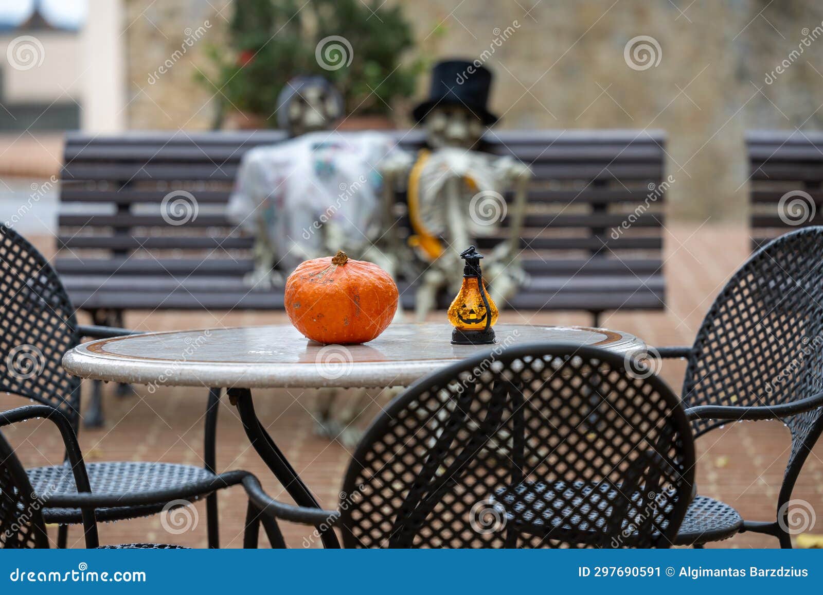 Halloween Pumpkins, Decoration - Holiday Concept. in the Italian Town ...