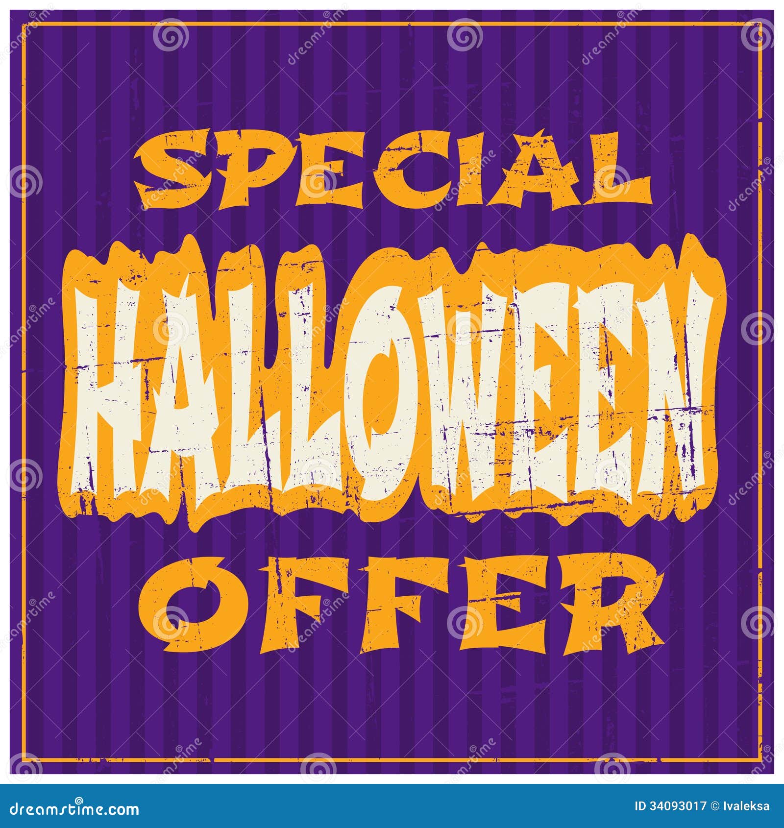 Halloween Sale Poster stock illustration. Illustration of background 34093017