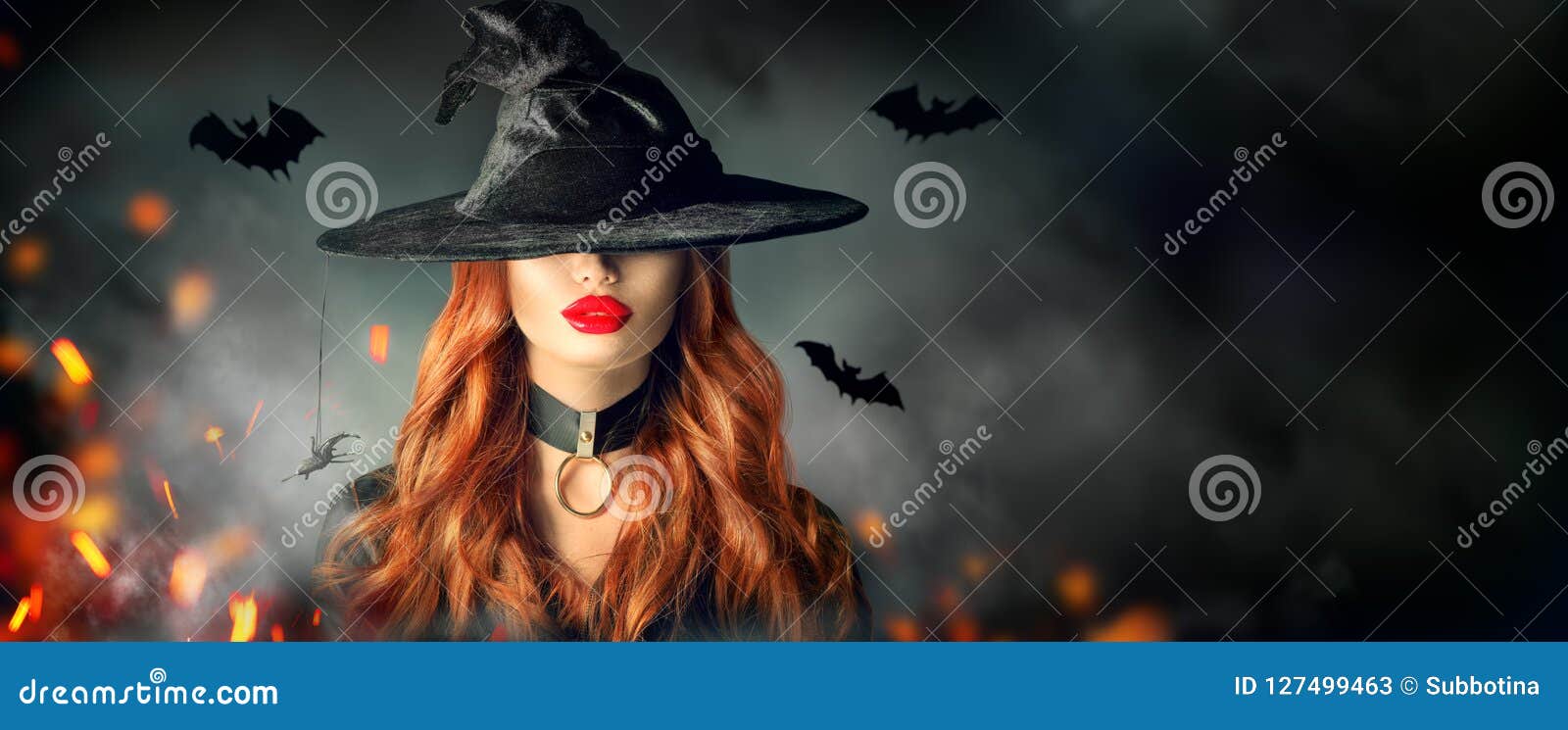 Halloween Witch Hat Isolated On White, Cartoon Witch Hat Ink Drawing