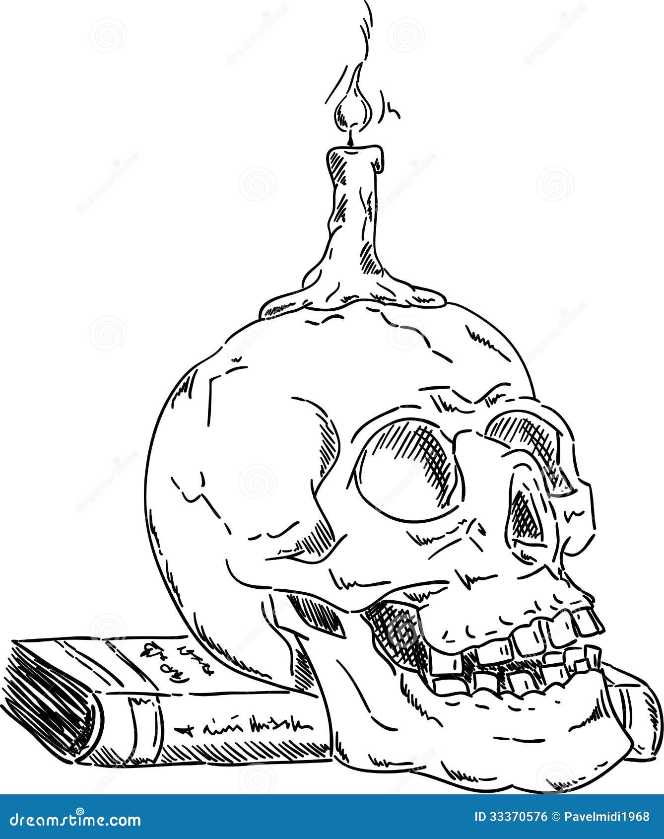 Halloween Skull Royalty Free Stock Image - Image: 33370576