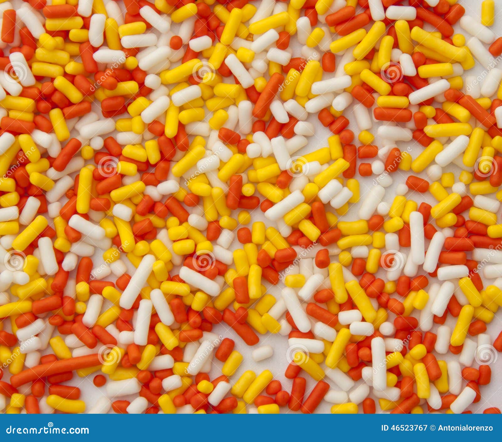 Halloween Sprinkles stock image. Image of colorful, dessert 46523767