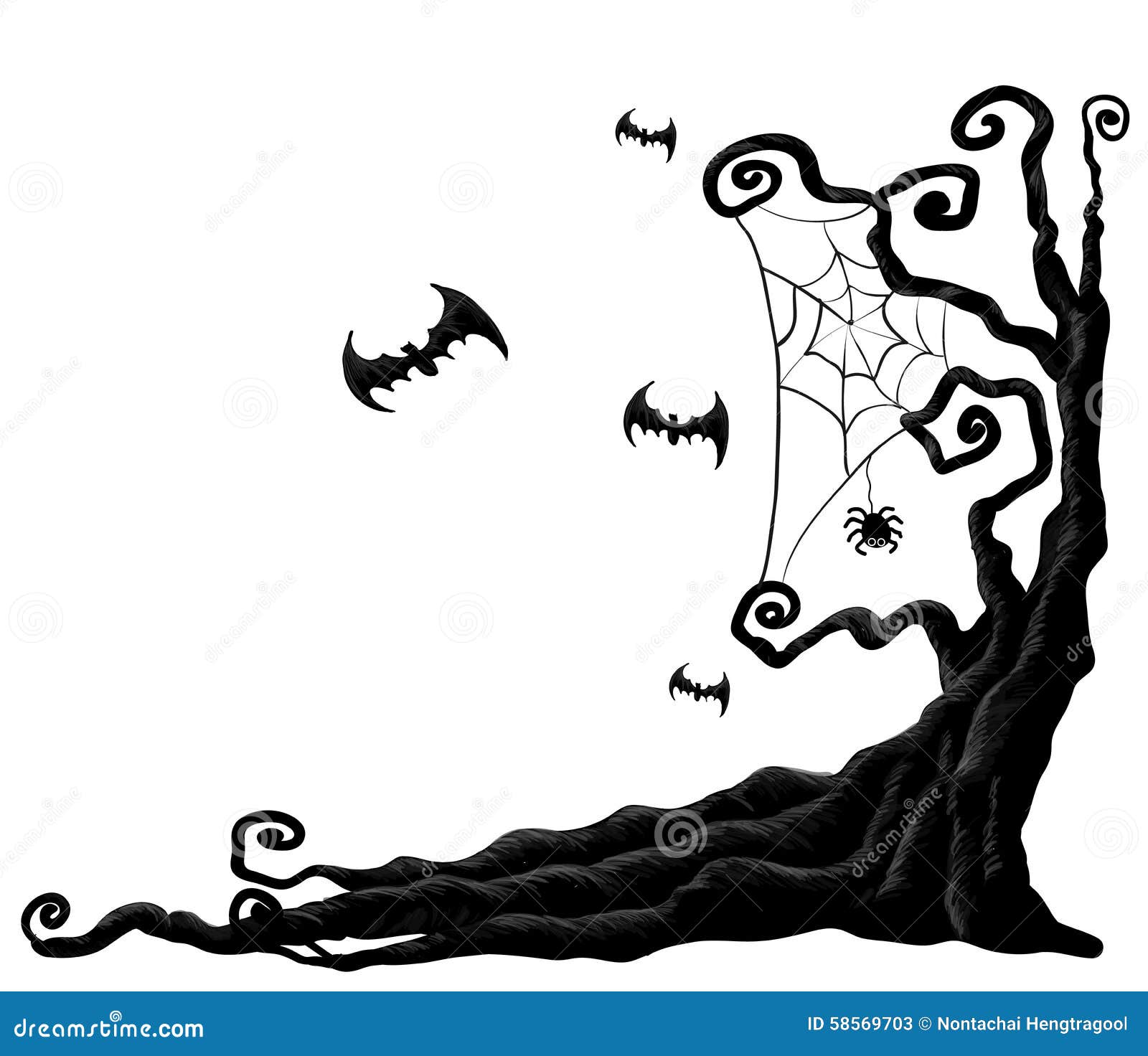 halloween trees clipart - photo #24