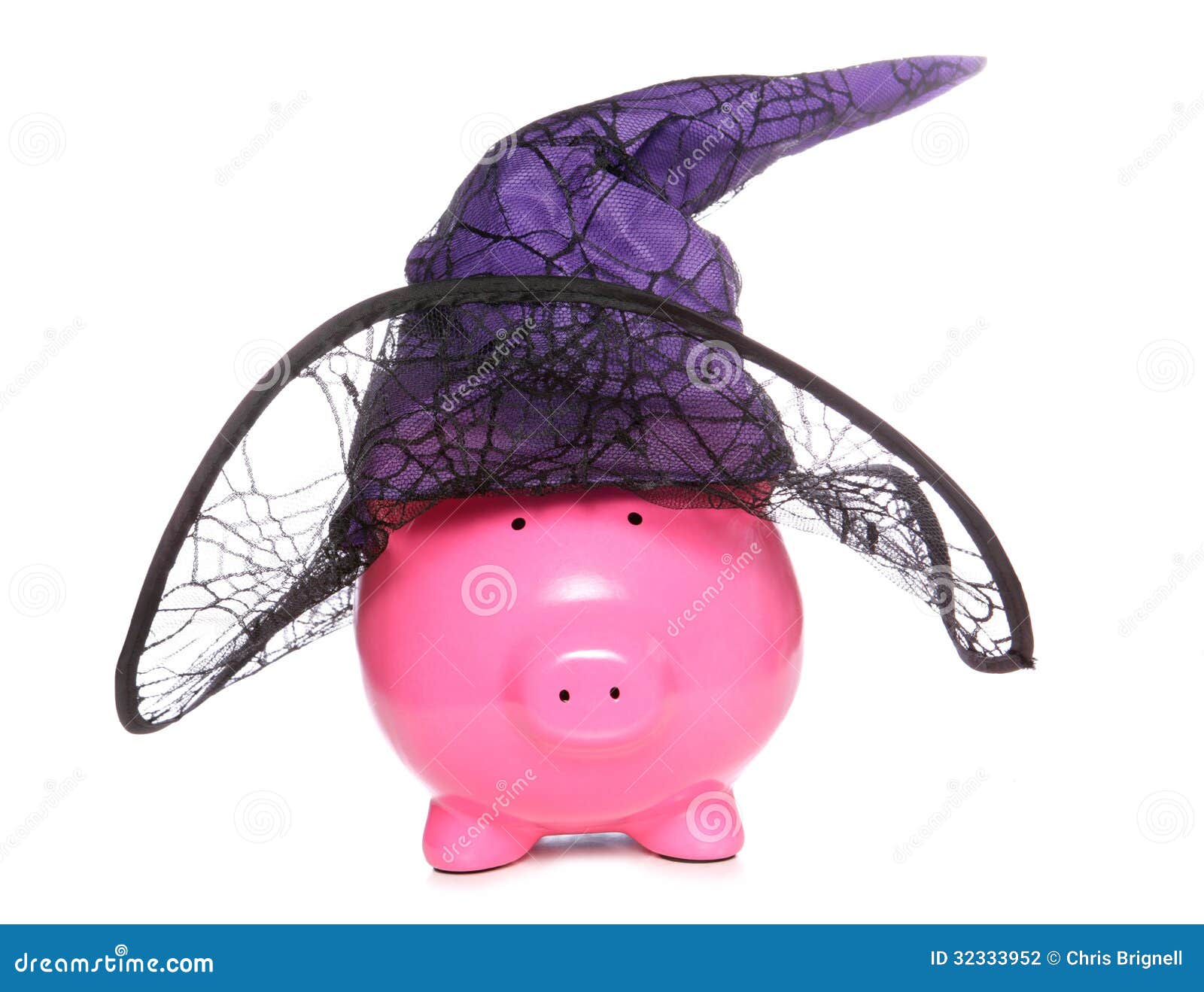 Halloween witch piggy bank stock photo. Image of theme 32333952