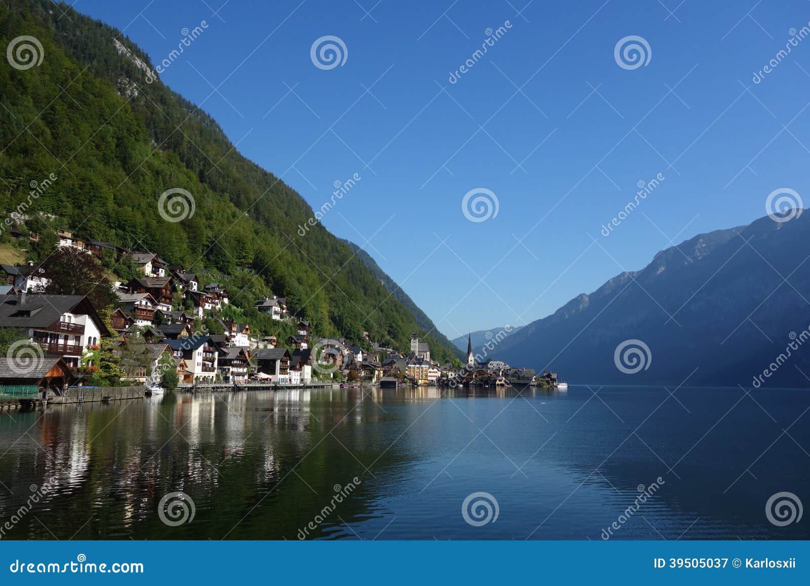 Hallstatt. Австрийское место всемирного наследия ЮНЕСКО деревни