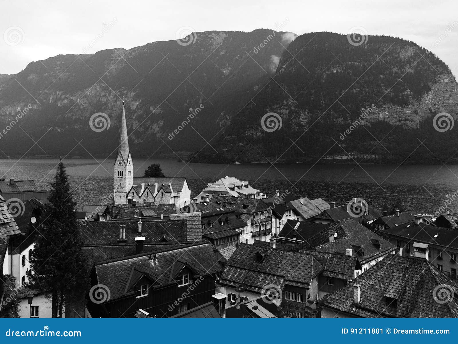 hallstatt - view from above, photo tooked in 2015