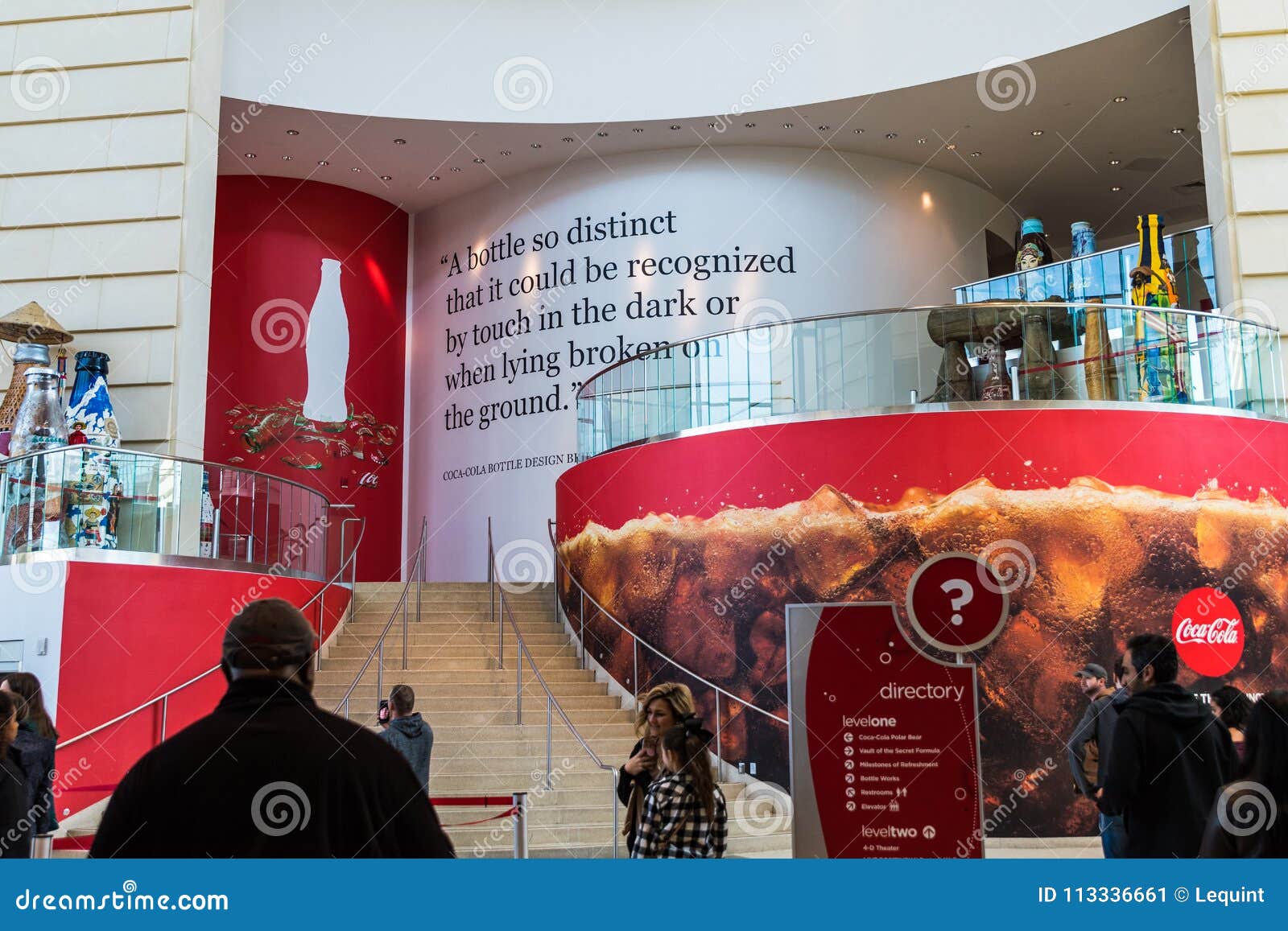 World of Coca Cola Museum in Atlanta Georgia USA Editorial Photo
