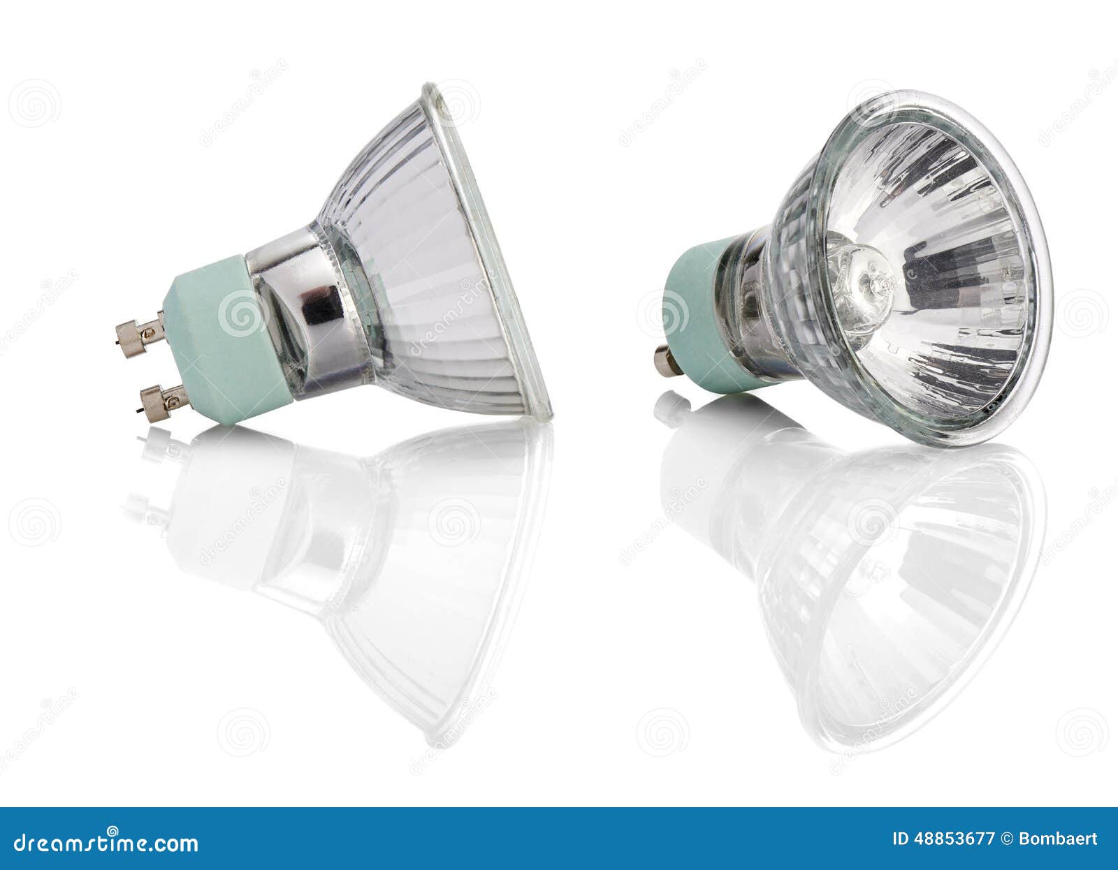 halogen lights bulb with path