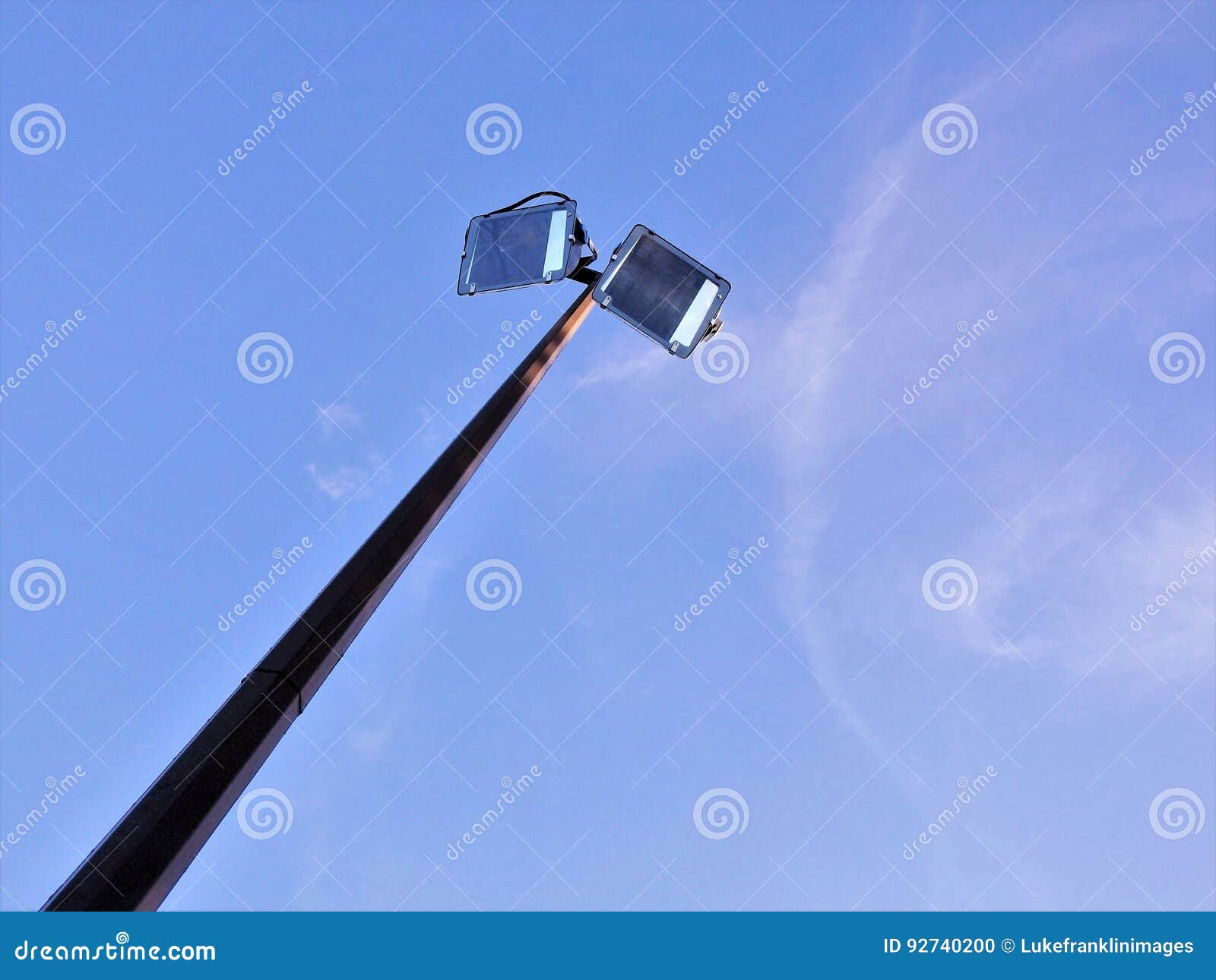 Halogen Street Light stock photo. Image of dusk, electric 92740200
