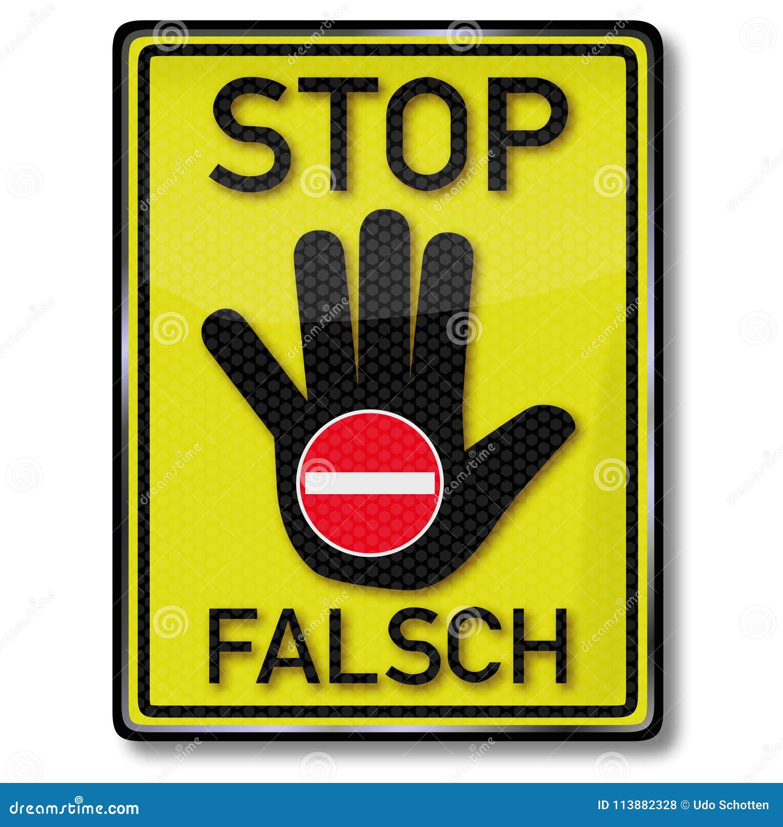 Halt Sind Sie Falsch Vektor Abbildung Illustration Von Schild 113882328