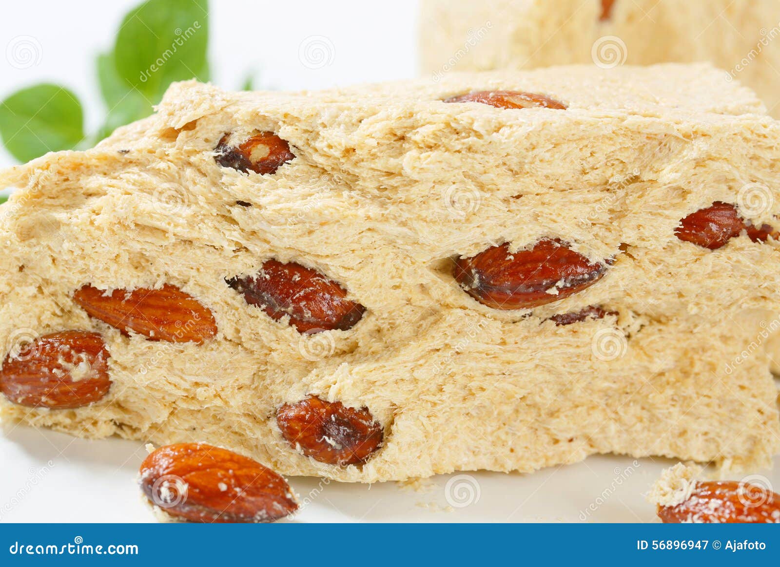 Halva with almonds stock image. Image of chalva, shot 56896947