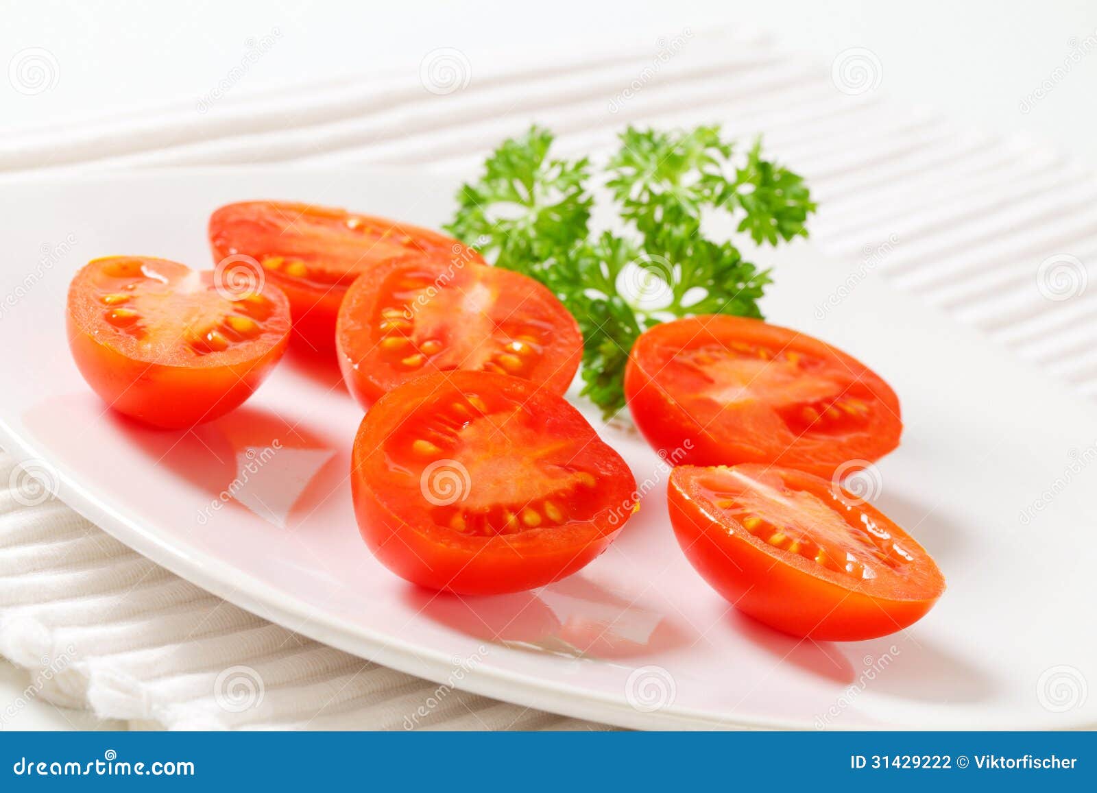 Halved plum tomatoes stock photo. Image of vegetable 31429222