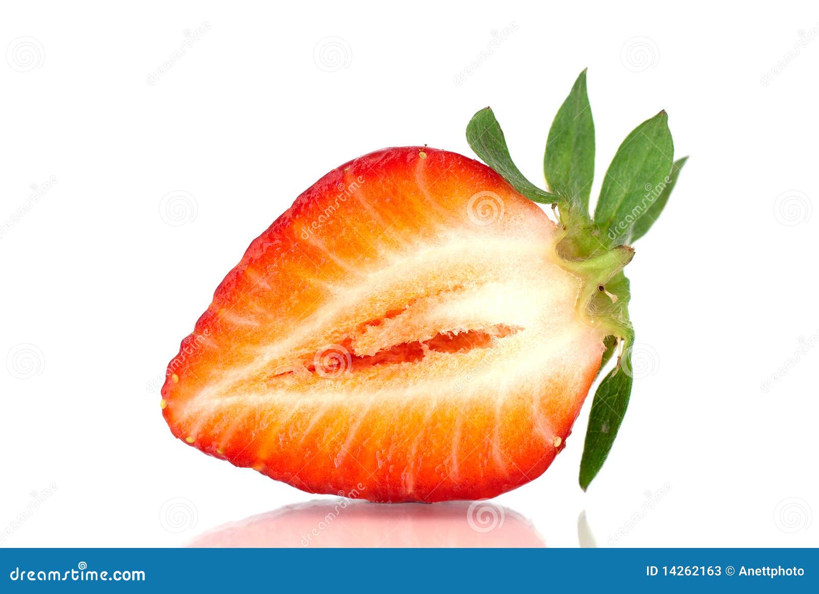 Halved strawberry stock image. Image of juicy, eating 14262163