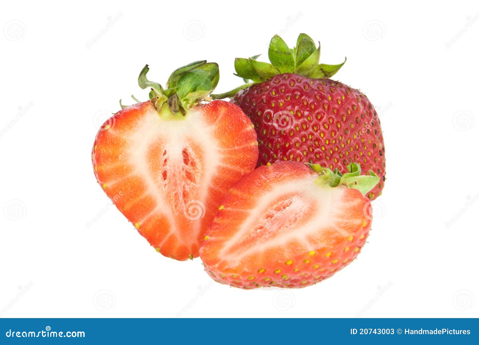 Halved strawberry stock image. Image of ripe, slice, closeup 20743003