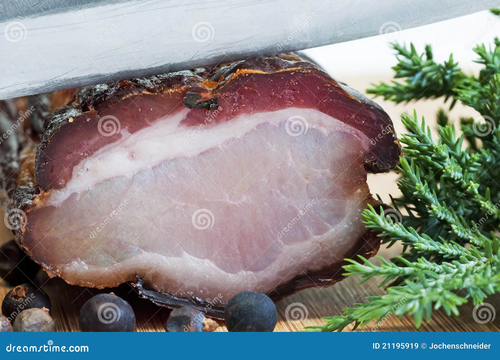 Ham of the Black Forest stock image. Image of german 21195919