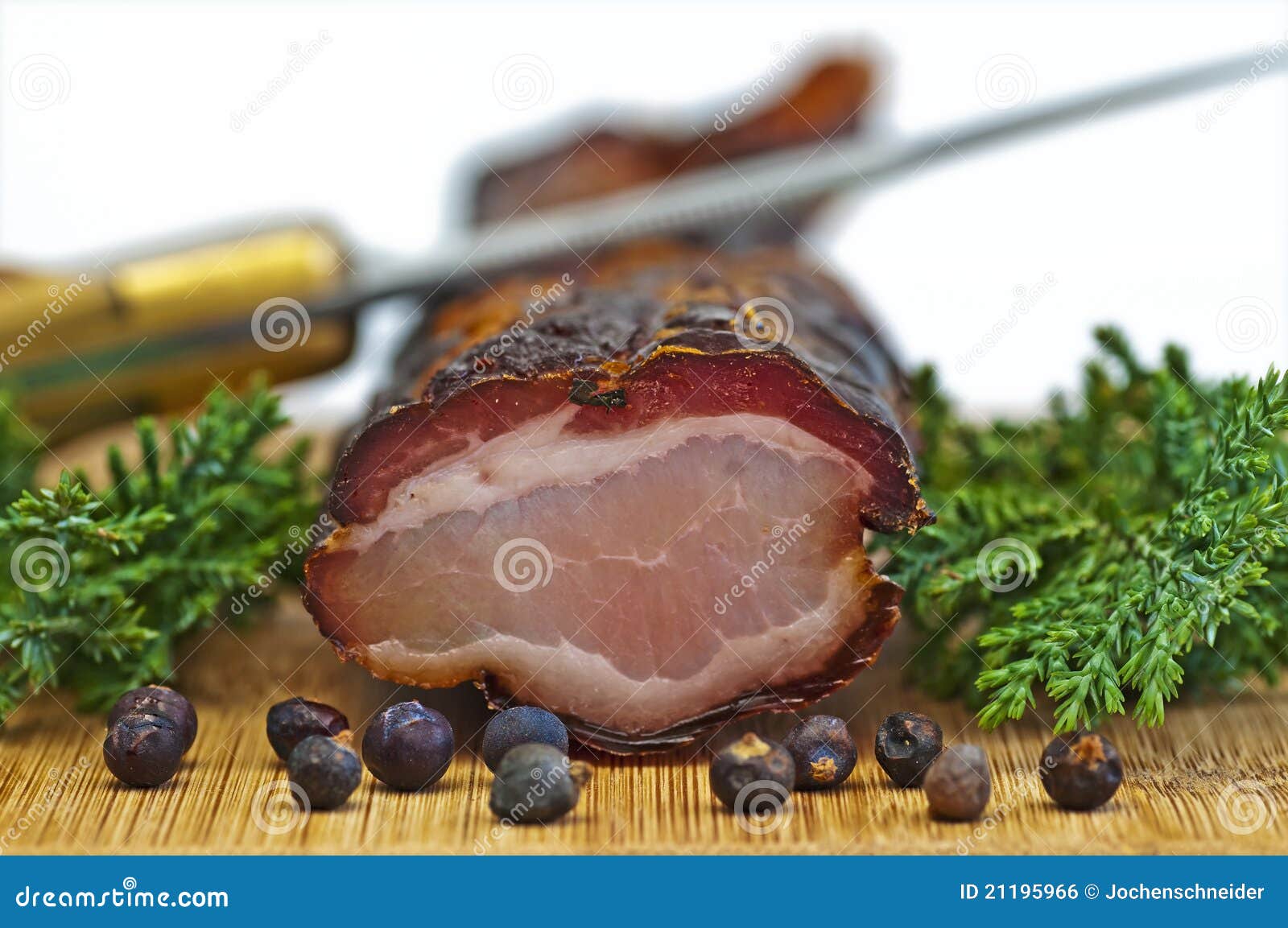 Ham of the Black Forest stock photo. Image of forest 21195966